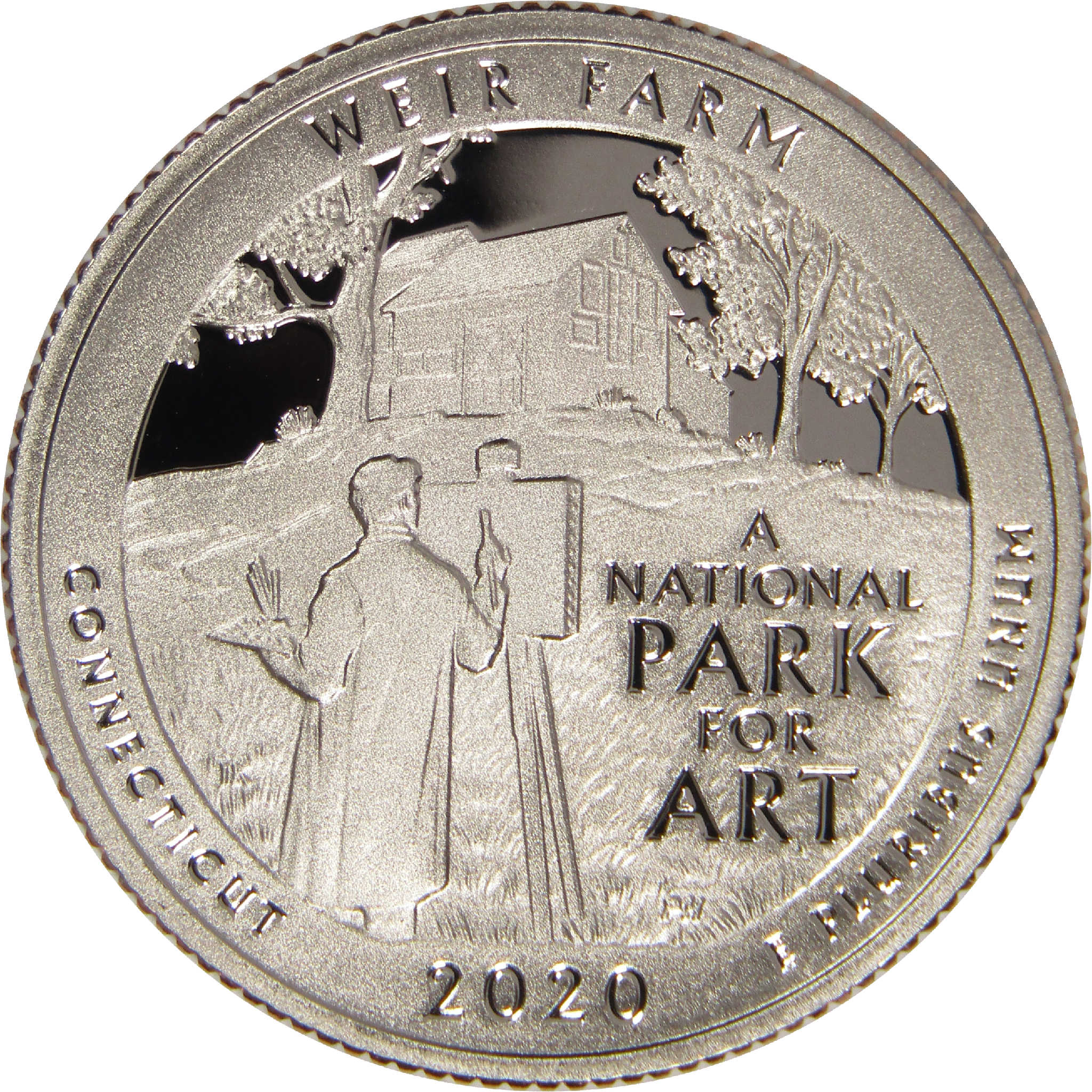 2020 S Weir Farm National Historic Site Quarter Clad 25c Proof Coin