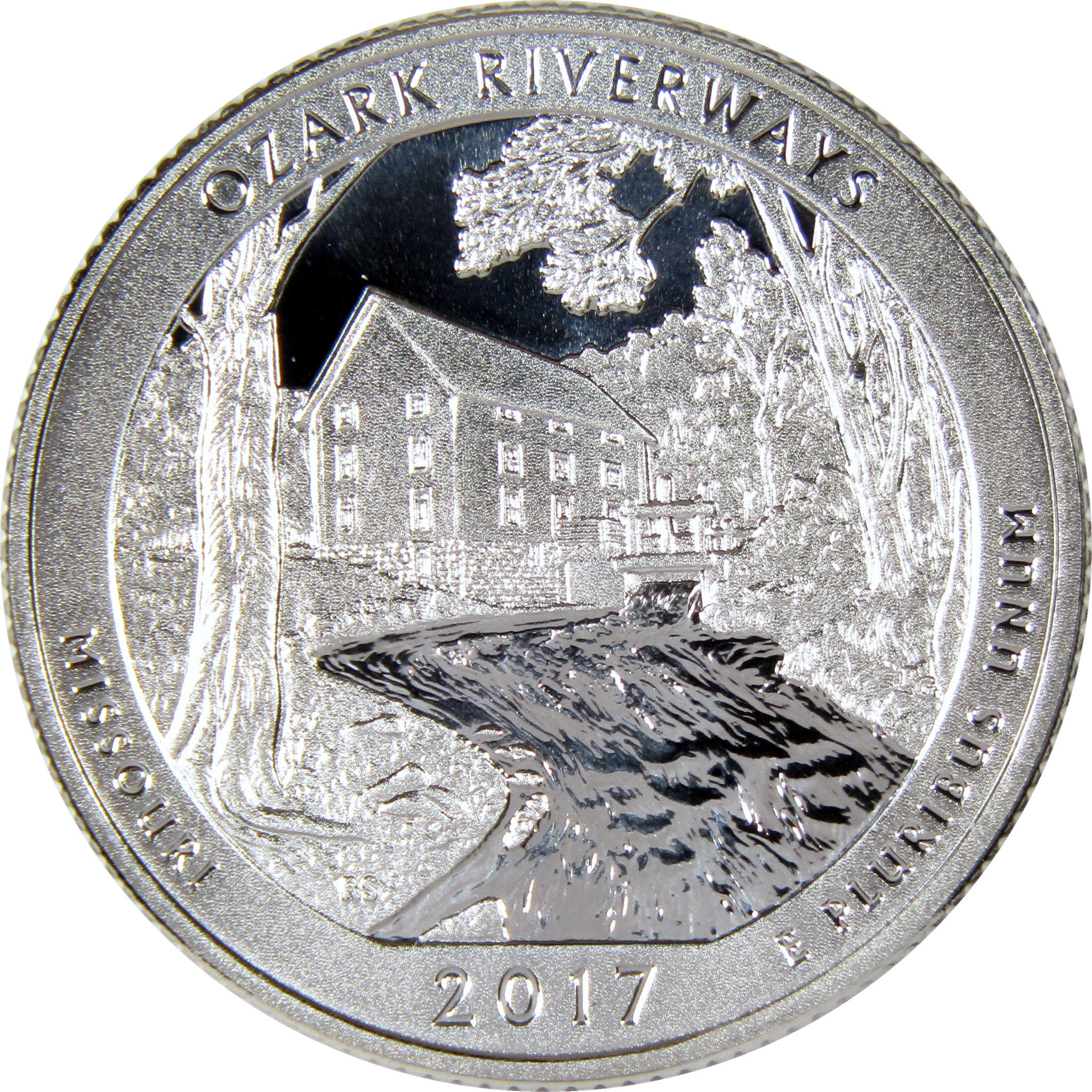 2017 S Ozark National Scenic Riverways Quarter Silver 25c Proof Coin