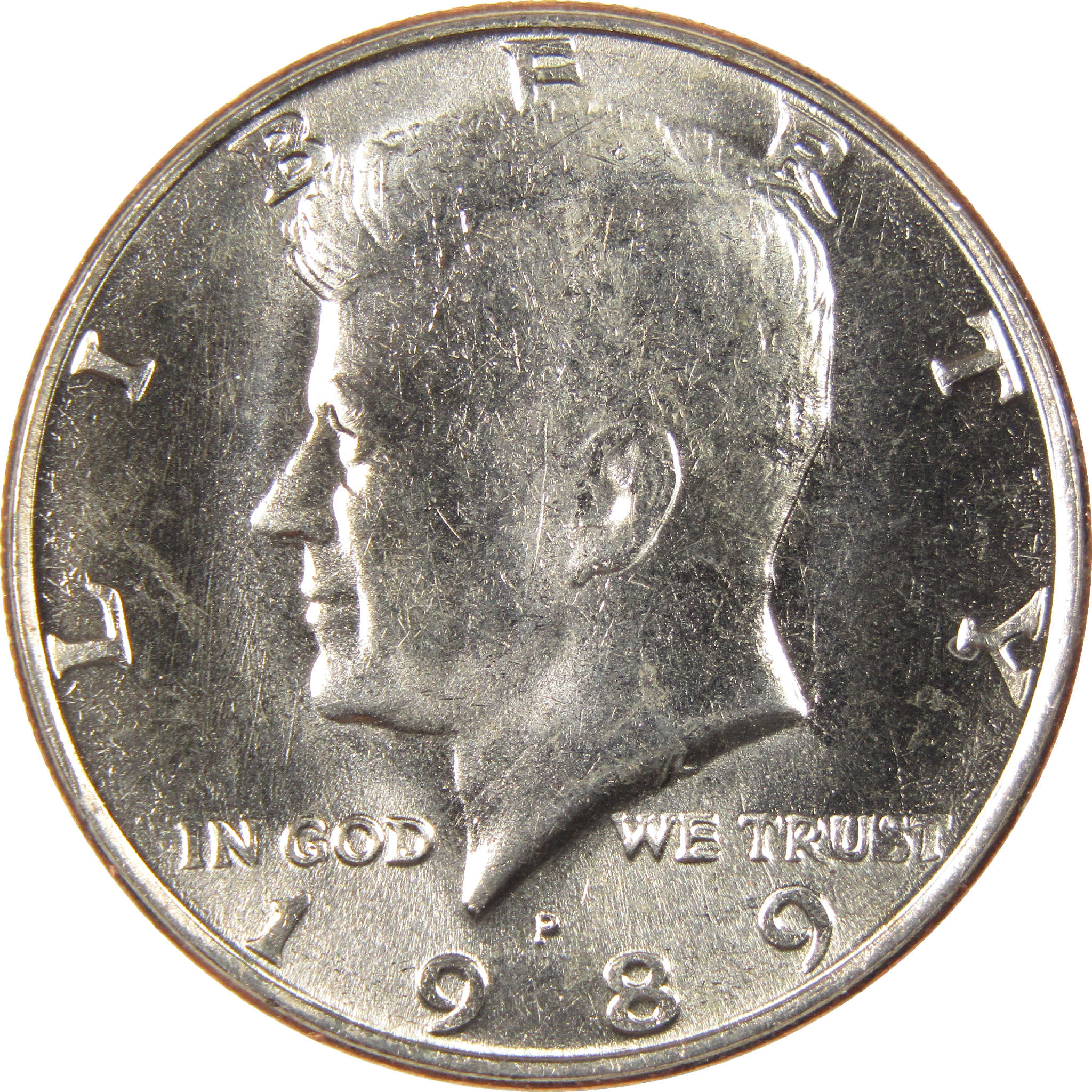 1989 P Kennedy Half Dollar Uncirculated Clad 50c Coin