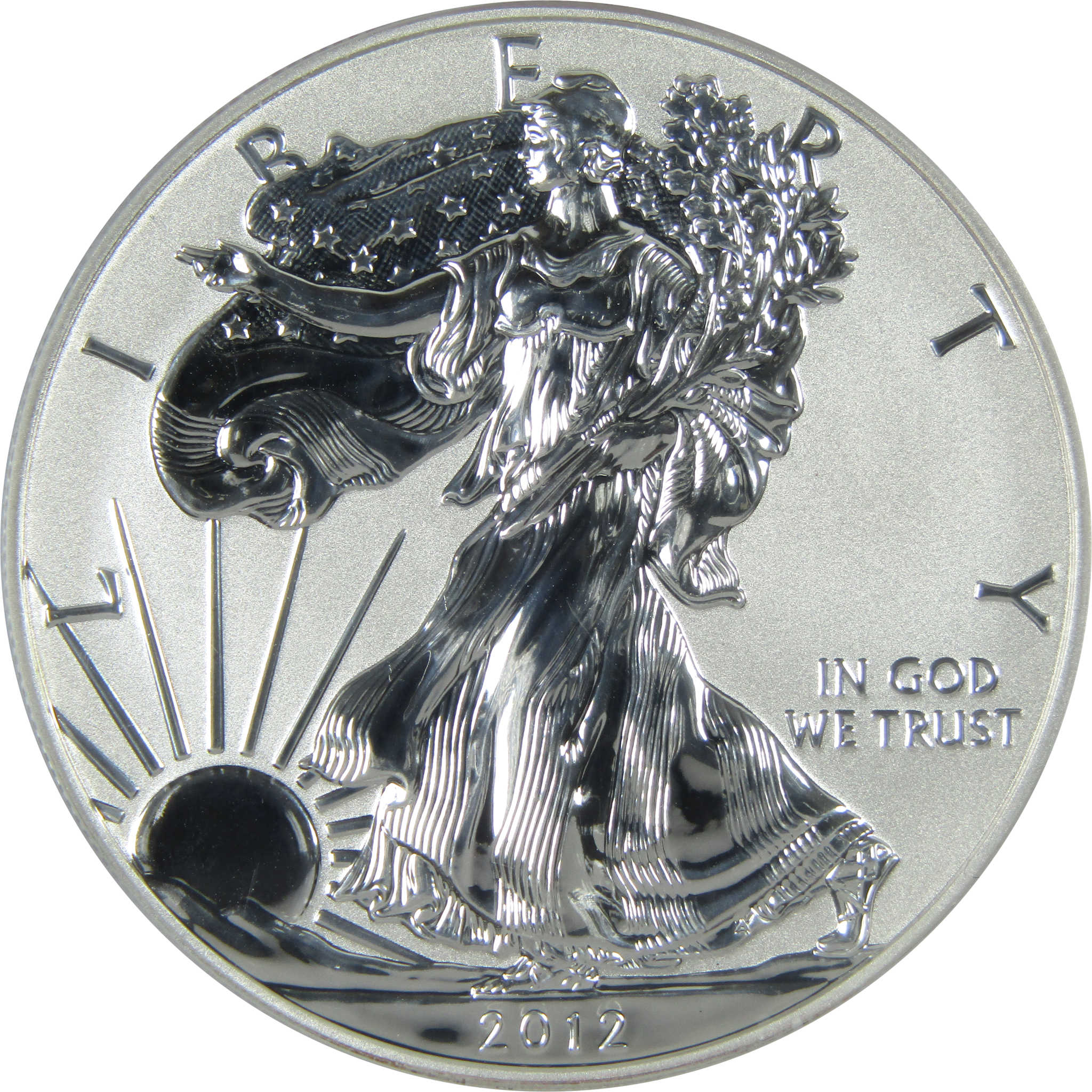 2012 S American Silver Eagle RP70 DCAM ANACS Reverse Proof SKU:CPC8050