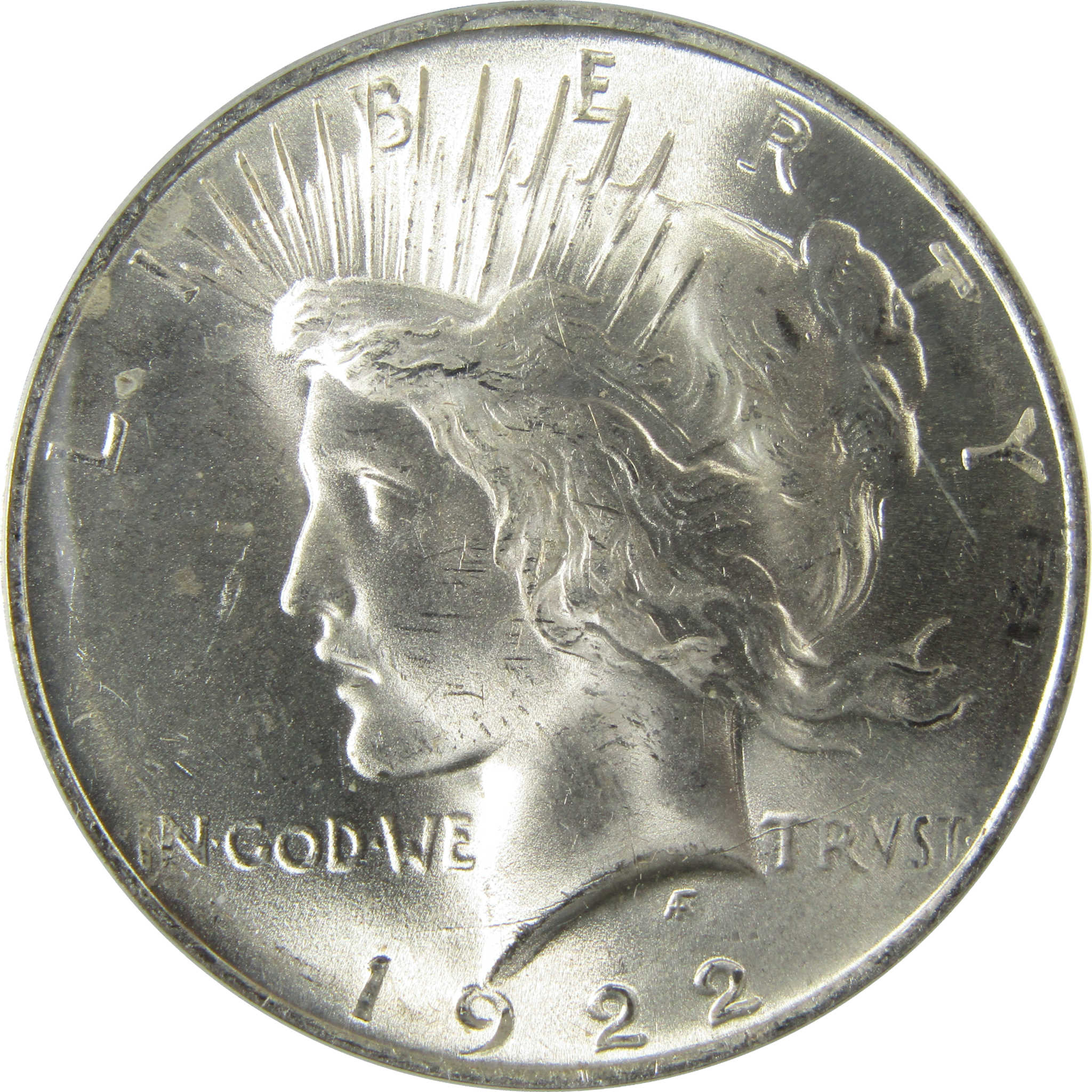 1922 Peace Silver Dollar MS 64 ANACS Uncirculated $1 Coin SKU:I28308