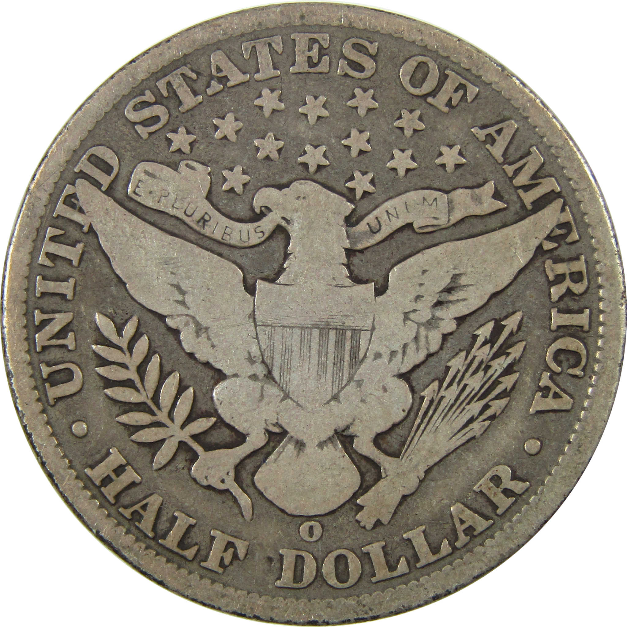 1906 O Barber Silver Half Dollar G Good Details 50c Coin SKU:I25814