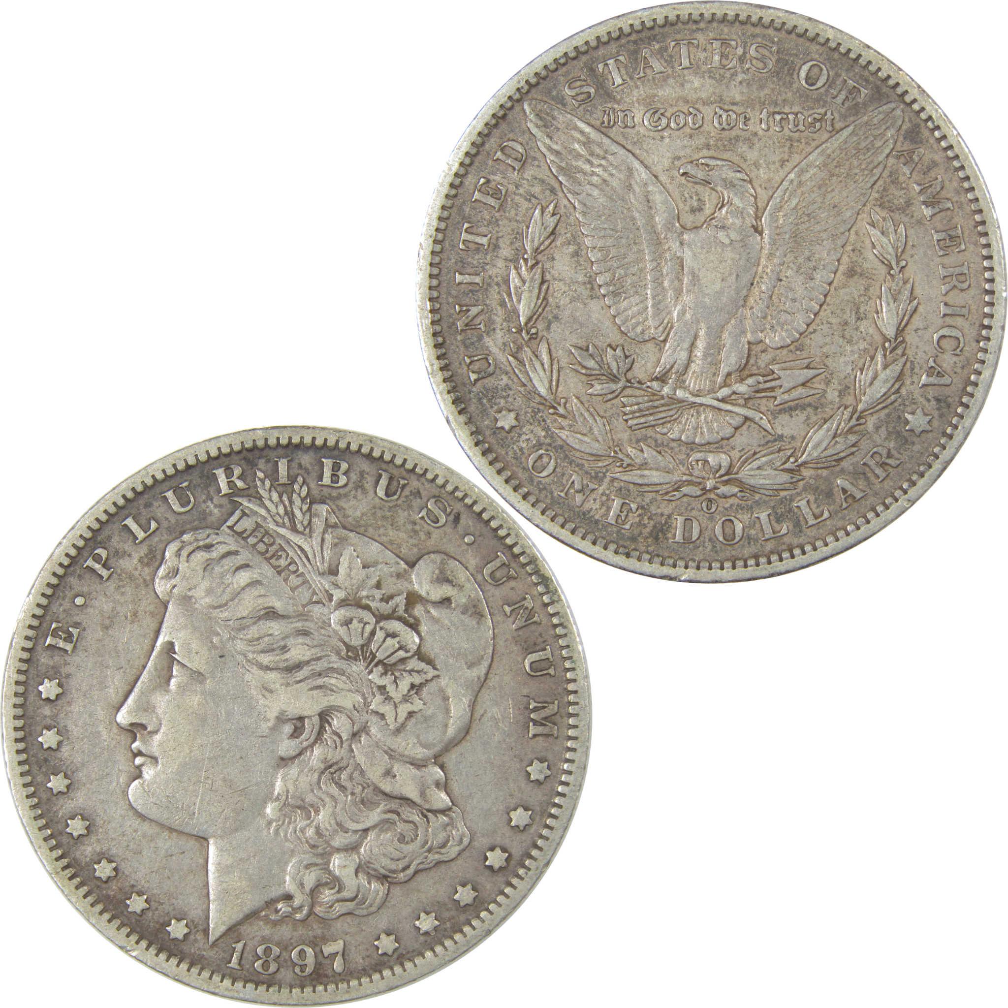 1897 O Morgan Silver Dollar XF EF Extremely Fine $1 Coin SKU:I24213 - Morgan coin - Morgan silver dollar - Morgan silver dollar for sale - Profile Coins &amp; Collectibles