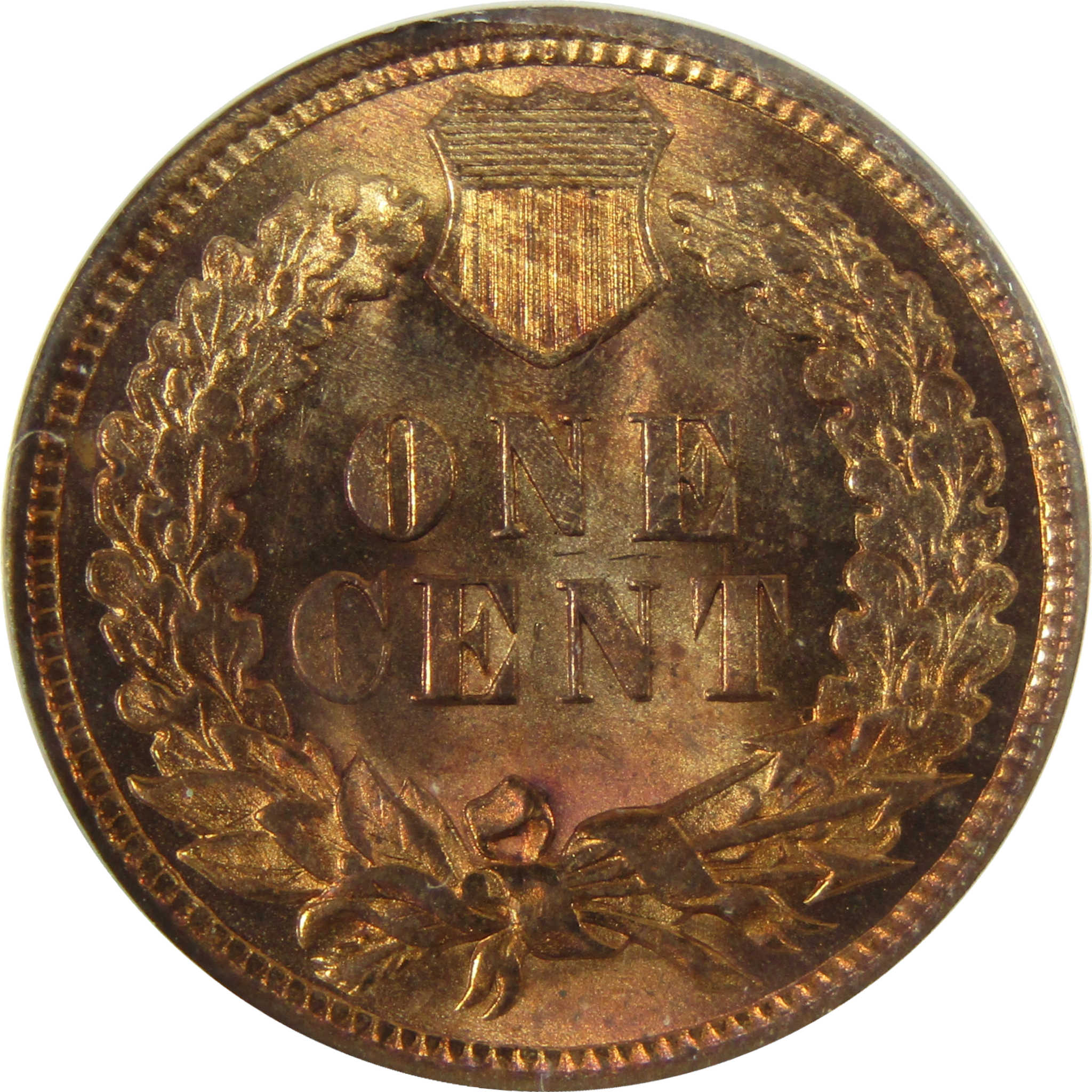 1907 Indian Head Cent MS 64 RB ANACS Uncirculated Penny SKU:I28316