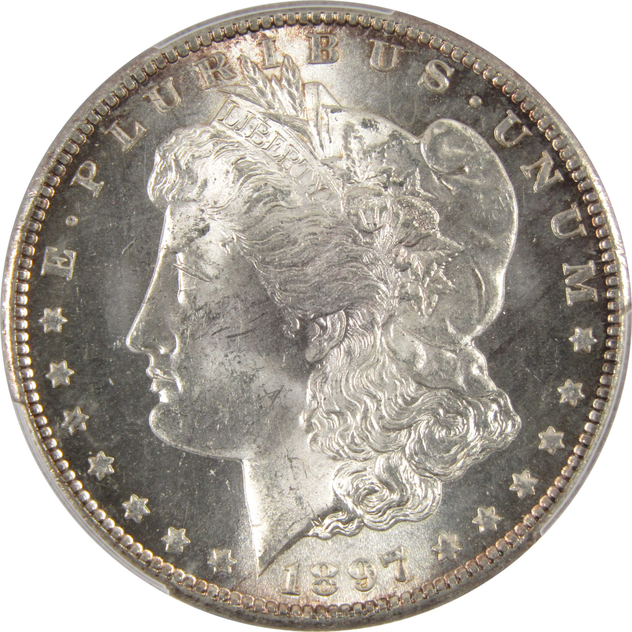 1897 S Morgan Dollar MS 63 PCGS 90% Silver $1 Unc SKU:I8706 - Morgan coin - Morgan silver dollar - Morgan silver dollar for sale - Profile Coins &amp; Collectibles