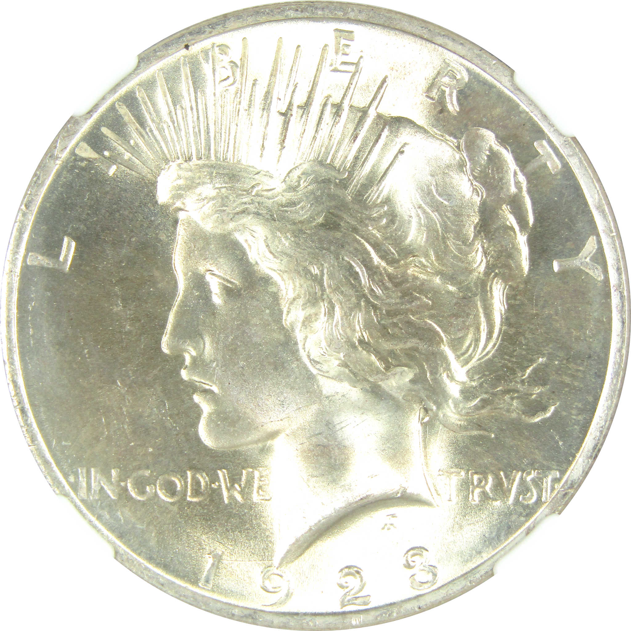 1923 Peace Dollar MS 66 NGC Silver $1 Uncirculated Coin SKU:CPC8562