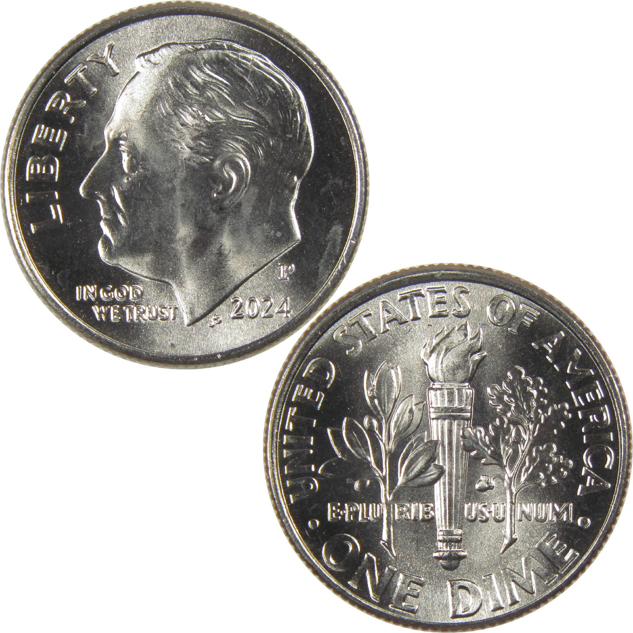 2024 P Roosevelt Dime Uncirculated Clad 10c Coin
