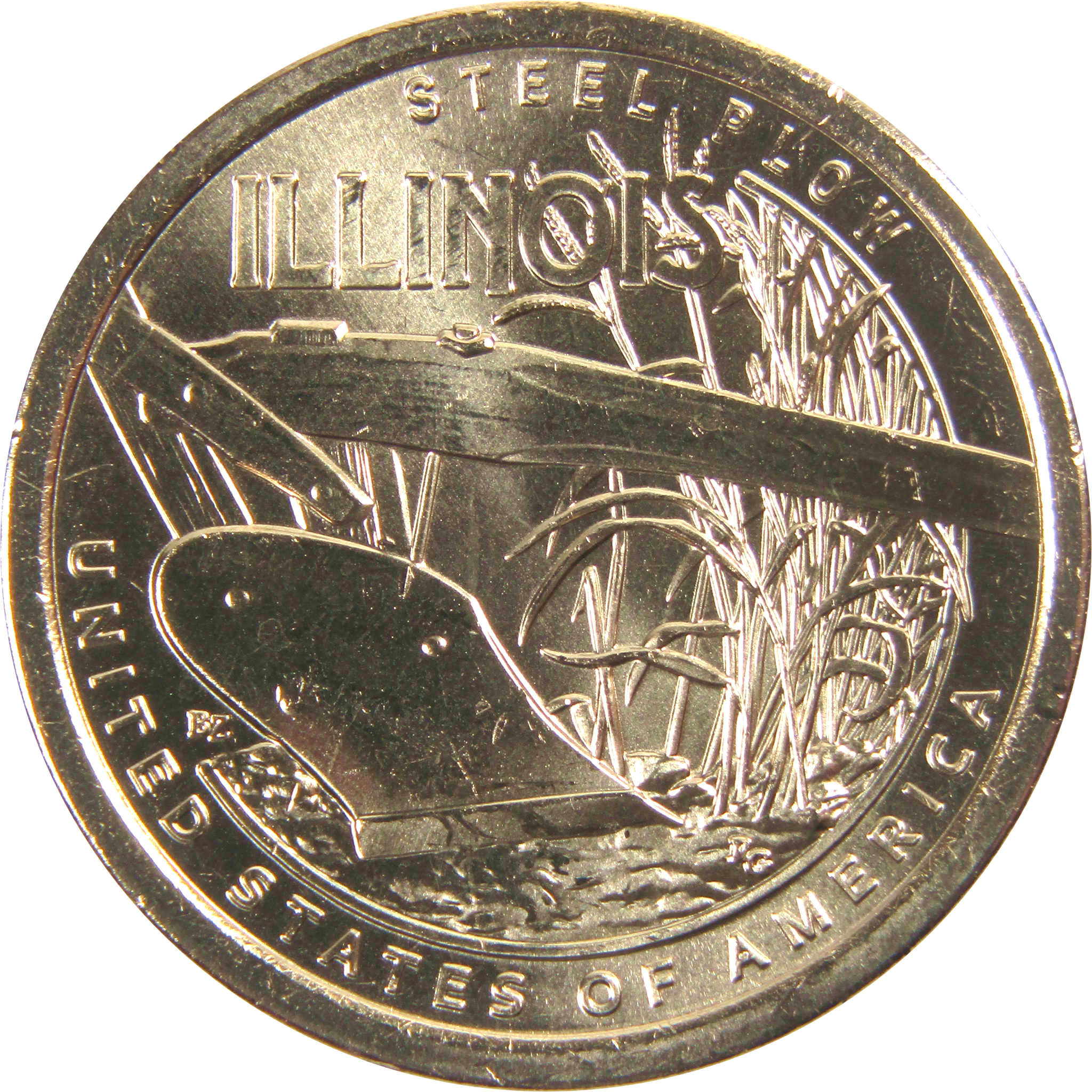 2024 P Steel Plow American Innovation Dollar Uncirculated $1 Coin