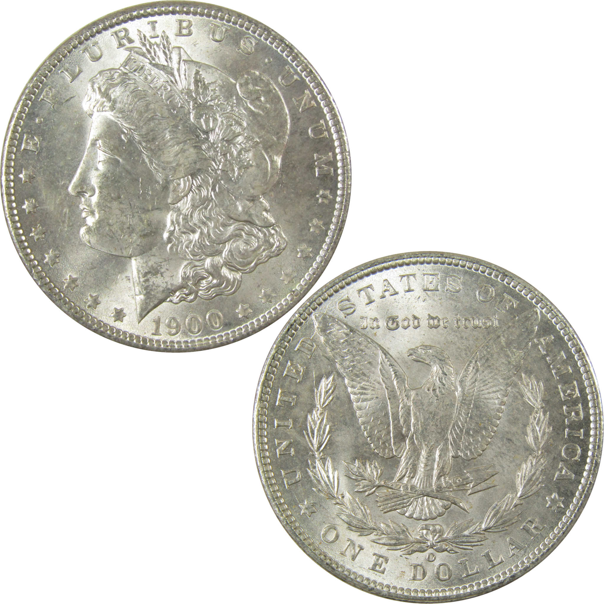 1900 O Morgan Silver Dollar Uncirculated Mint State $1 Coin SKU:I27731