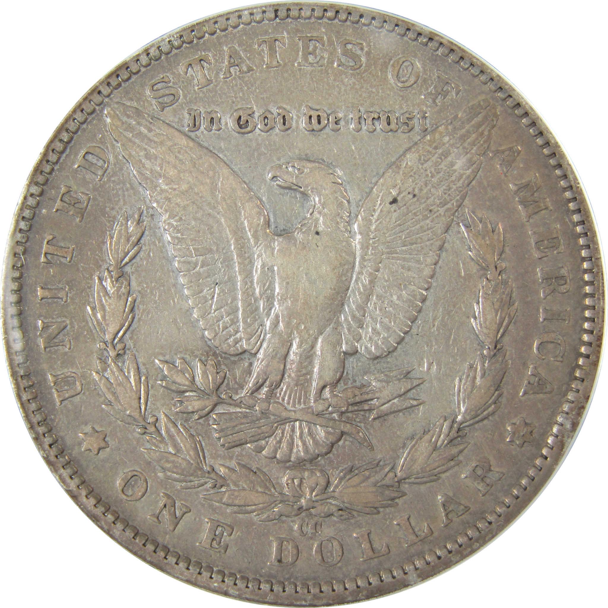 1890 CC Morgan Silver Dollar VF 30 Details ANACS $1 Coin SKU:CP843 - Morgan coin - Morgan silver dollar - Morgan silver dollar for sale - Profile Coins &amp; Collectibles