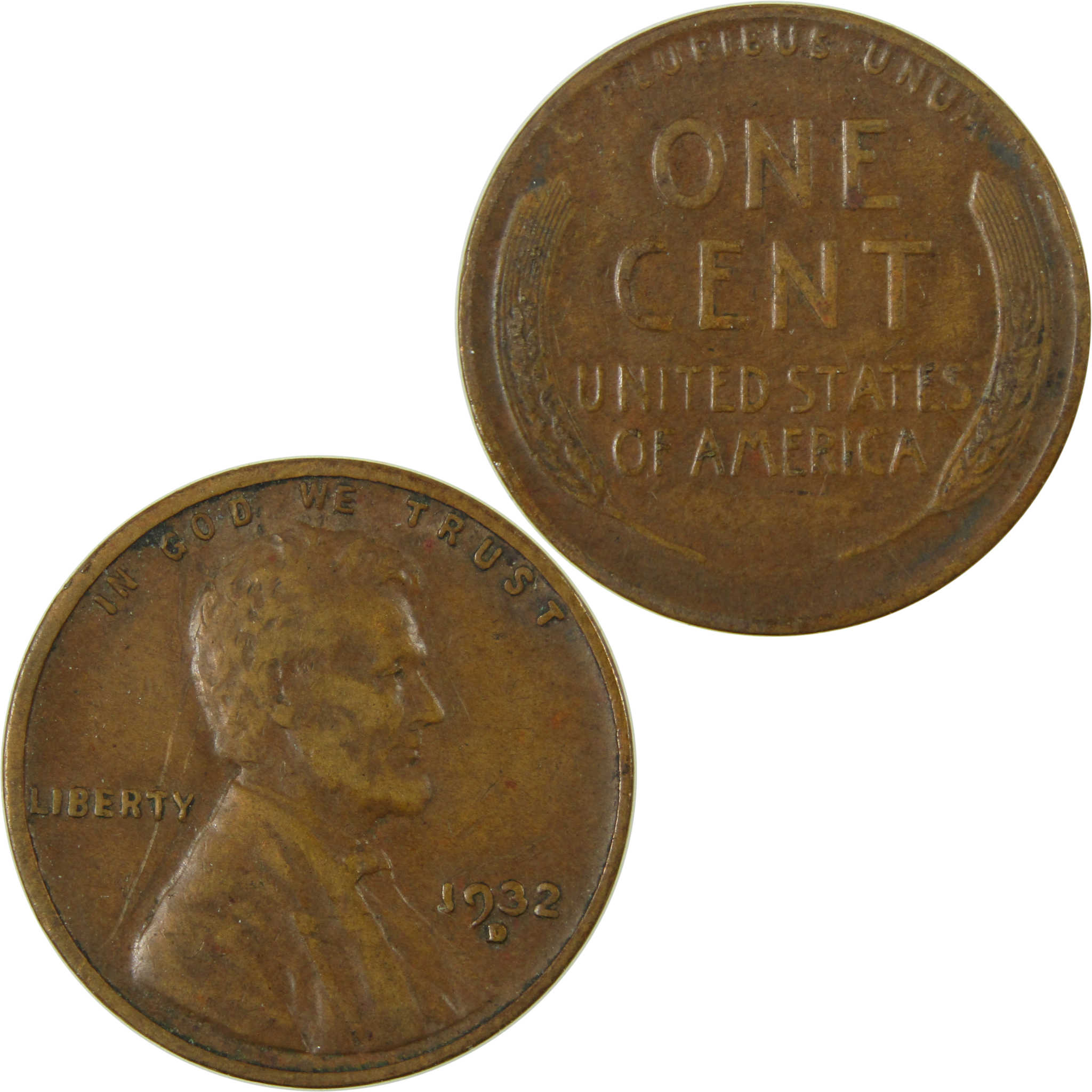 1932 D Lincoln Wheat Cent VF Very Fine Penny 1c Coin SKU:I26478