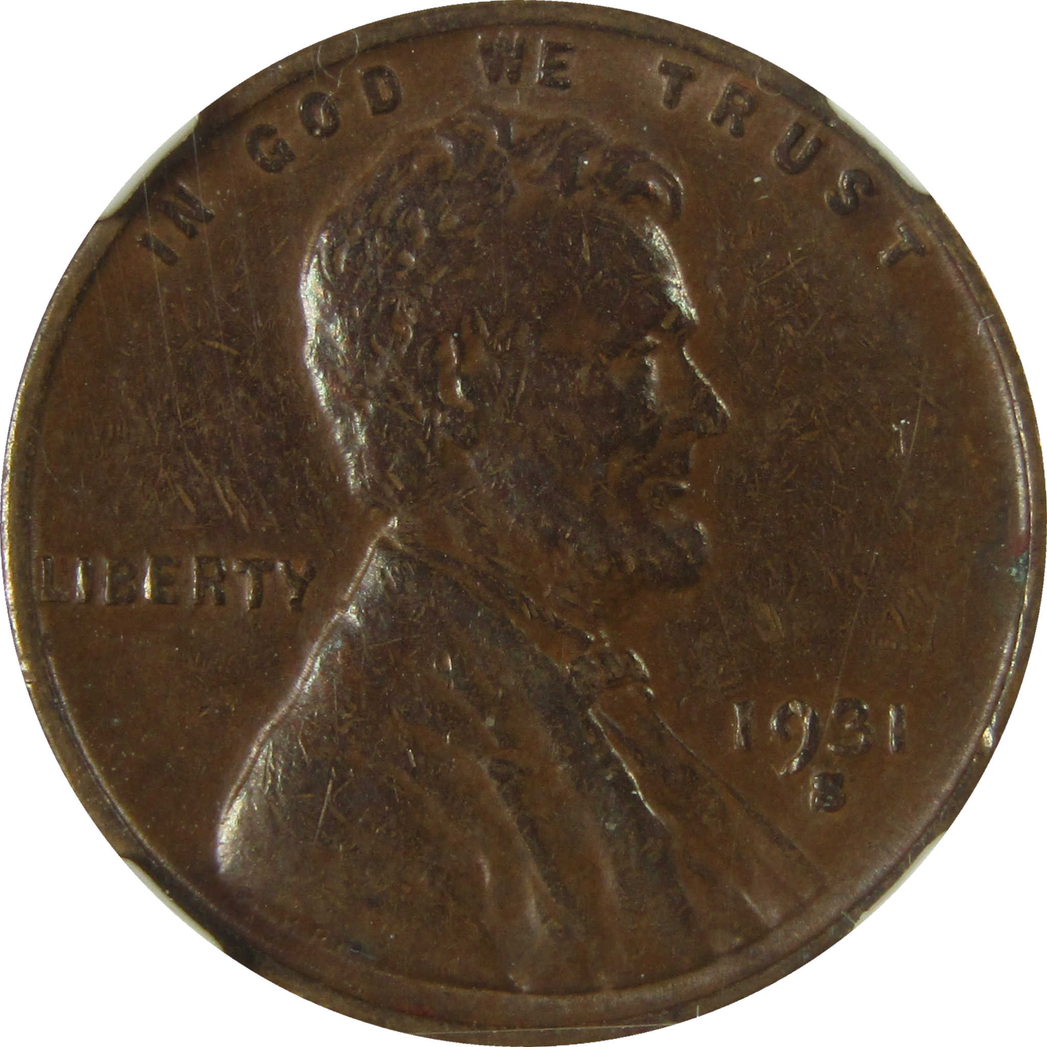 1931 S Lincoln Wheat Cent VF 35 BN NGC Penny 1c Coin SKU:CP1550