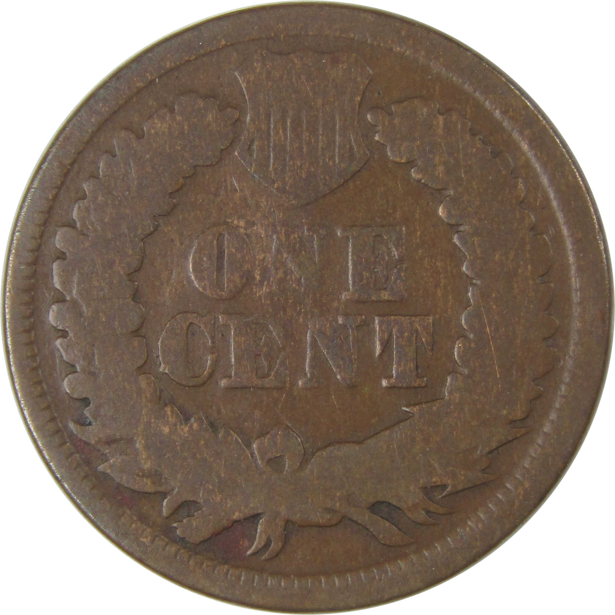 1866 Indian Head Cent G Good Details Penny 1c Coin SKU:I22783