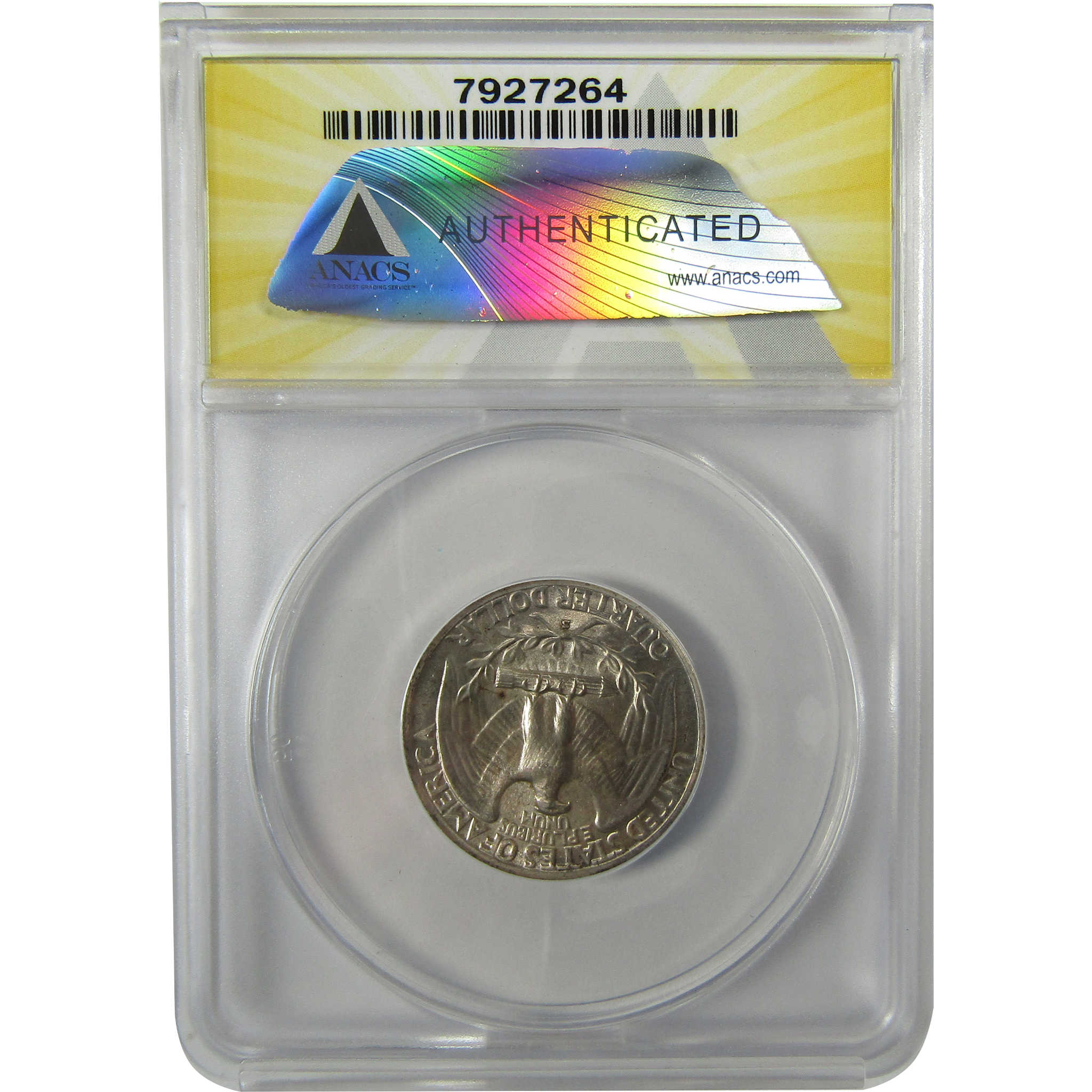 1935 S Washington Silver Quarter MS 63 ANACS Uncirculated SKU:I28480