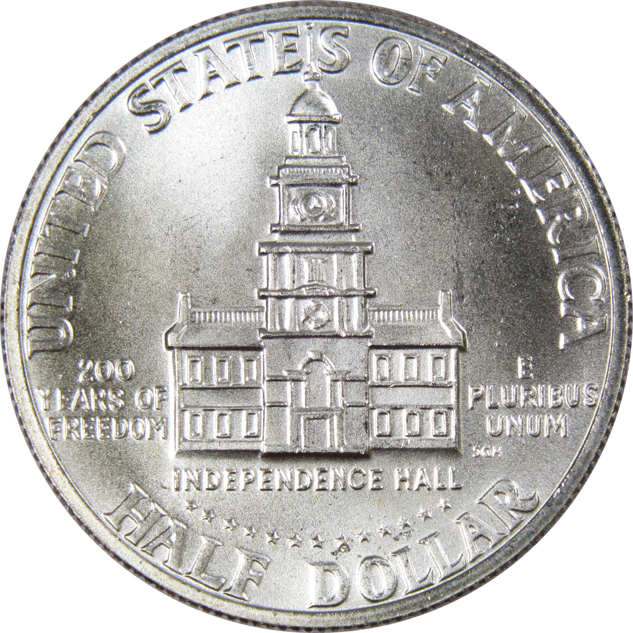 1976 S Kennedy Bicentennial Half Dollar BU Uncirculated 40% Silver 50c US Coin