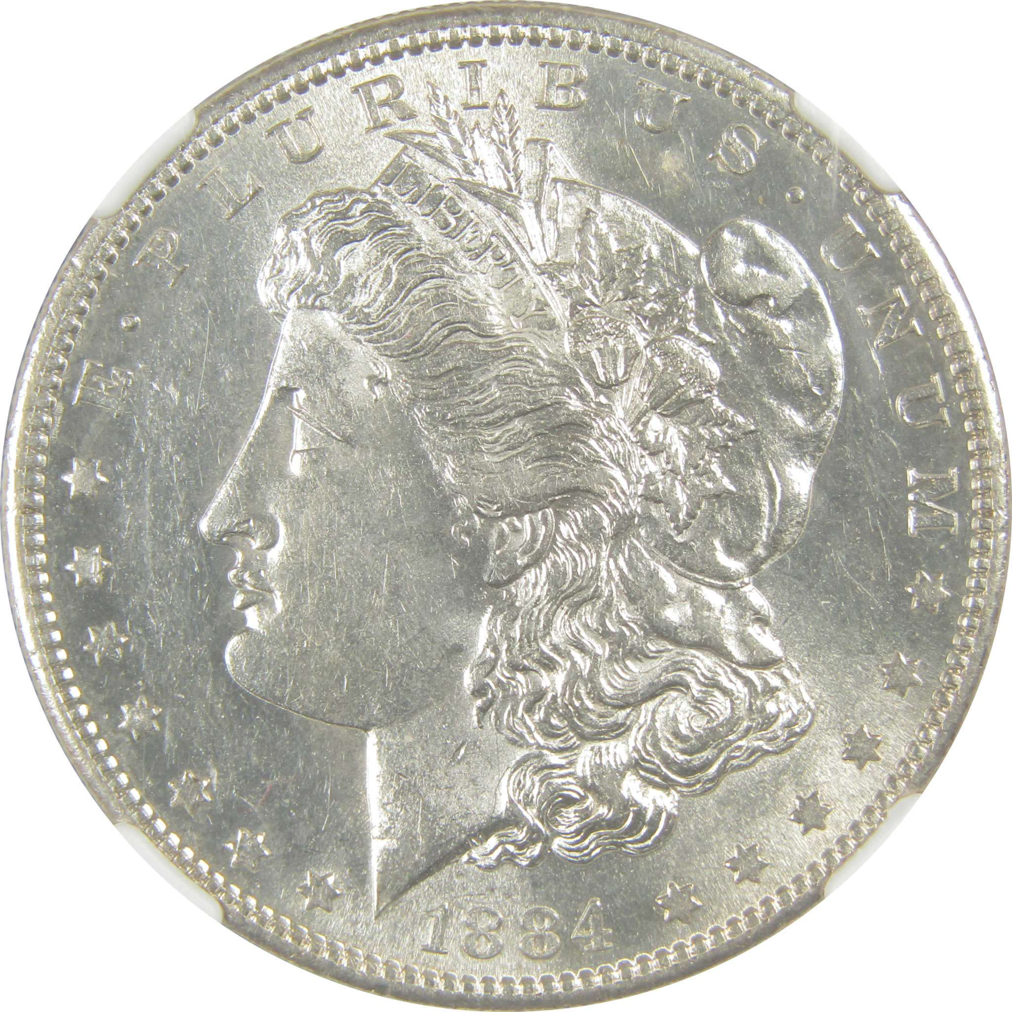 1884 S Morgan Dollar AU 58 NGC Silver $1 Coin SKU:I19578 - Morgan coin - Morgan silver dollar - Morgan silver dollar for sale - Profile Coins &amp; Collectibles