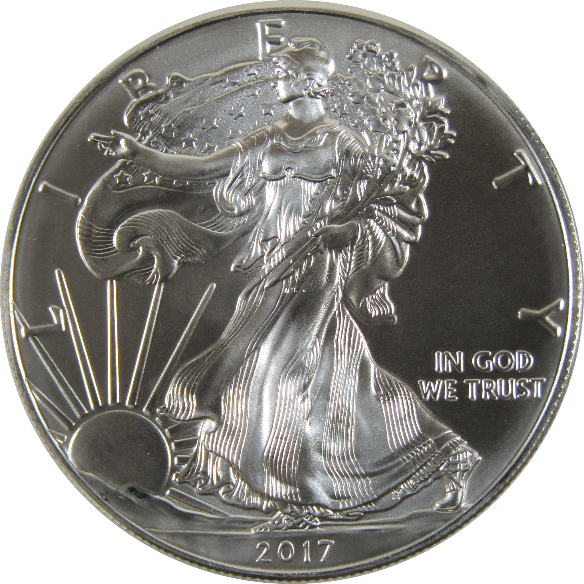 2017 American Eagle BU Uncirculated 1 oz .999 Silver Bullion $1 Coin