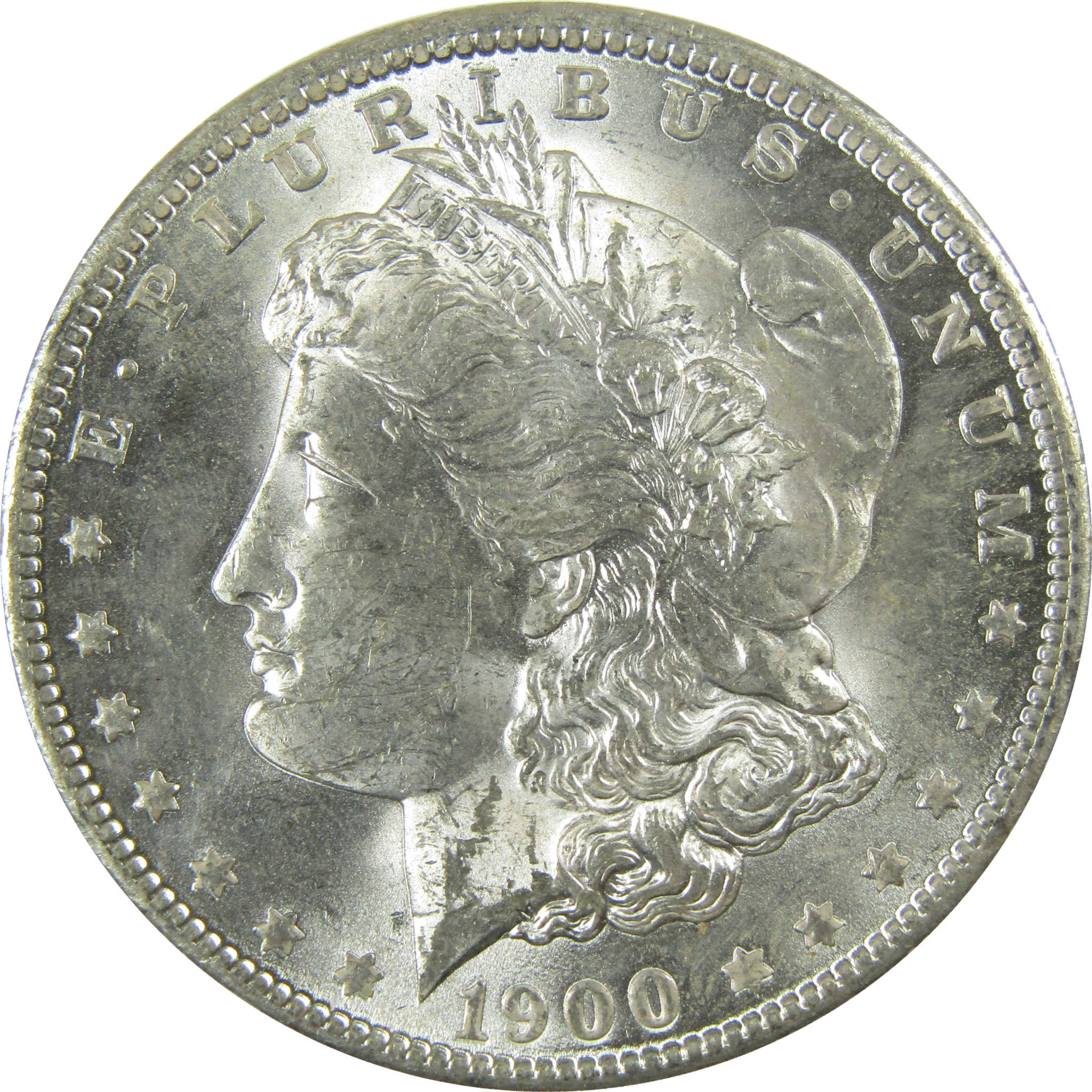 1900 O Morgan Silver Dollar Uncirculated Mint State $1 Coin SKU:I27778