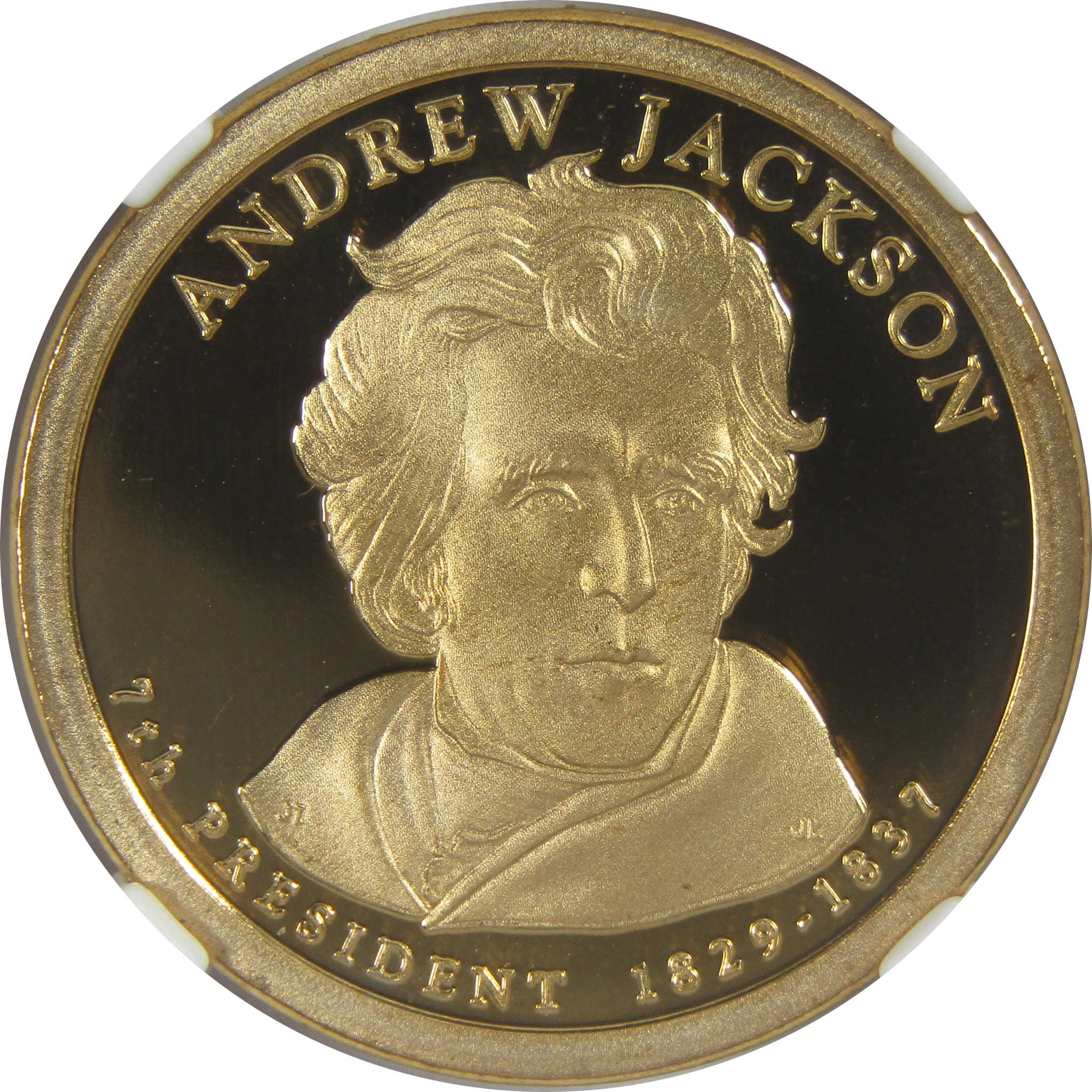 2008 S Andrew Jackson Presidential Dollar PF 70 UCAM NGC SKU:CPC9248