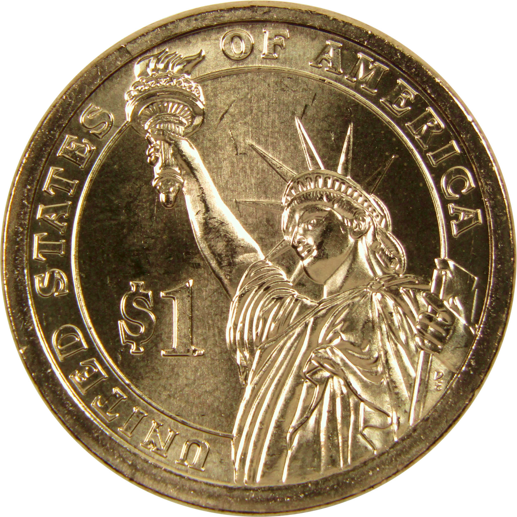 2012 P Benjamin Harrison Presidential Dollar BU Uncirculated $1 Coin