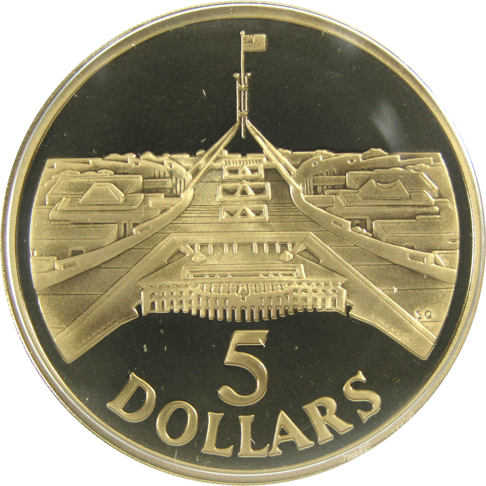 1988 Australian New Parliament House $5 Proof Coin SKU:CPC6214