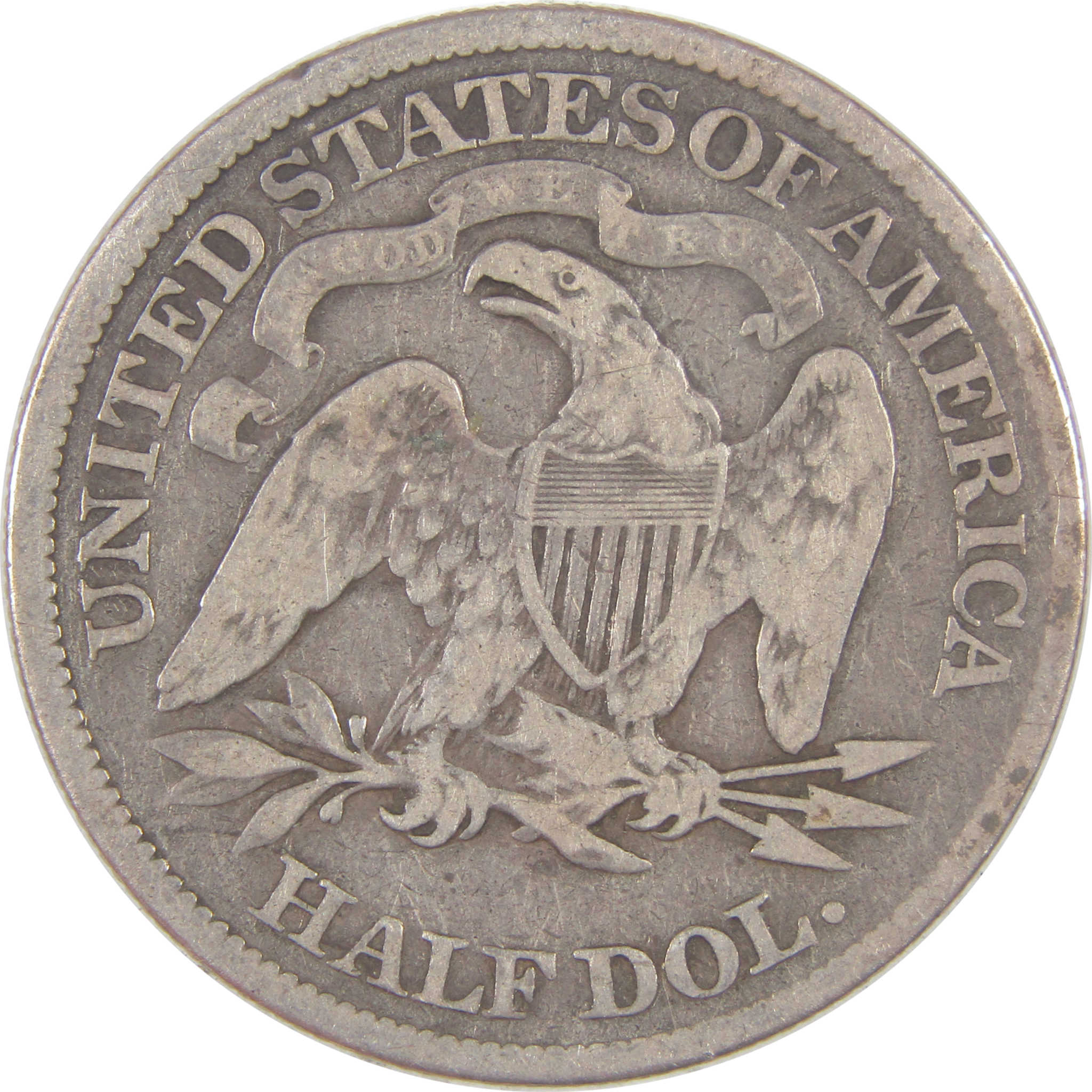 1873 Arrows Seated Liberty Half Dollar G Good Silver 50c SKU:I17142