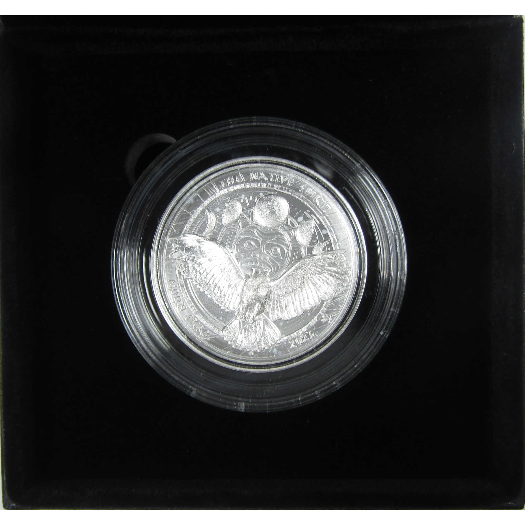 2023 Native Moon Spirit American Silver Dollar BU 1 oz .999 Silver COA