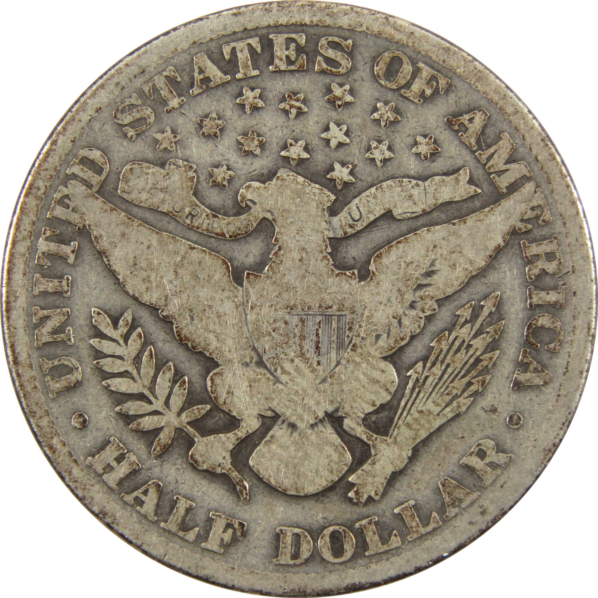 1913 Barber Half Dollar G Good 0.9 Silver 50c Coin SKU:I10321