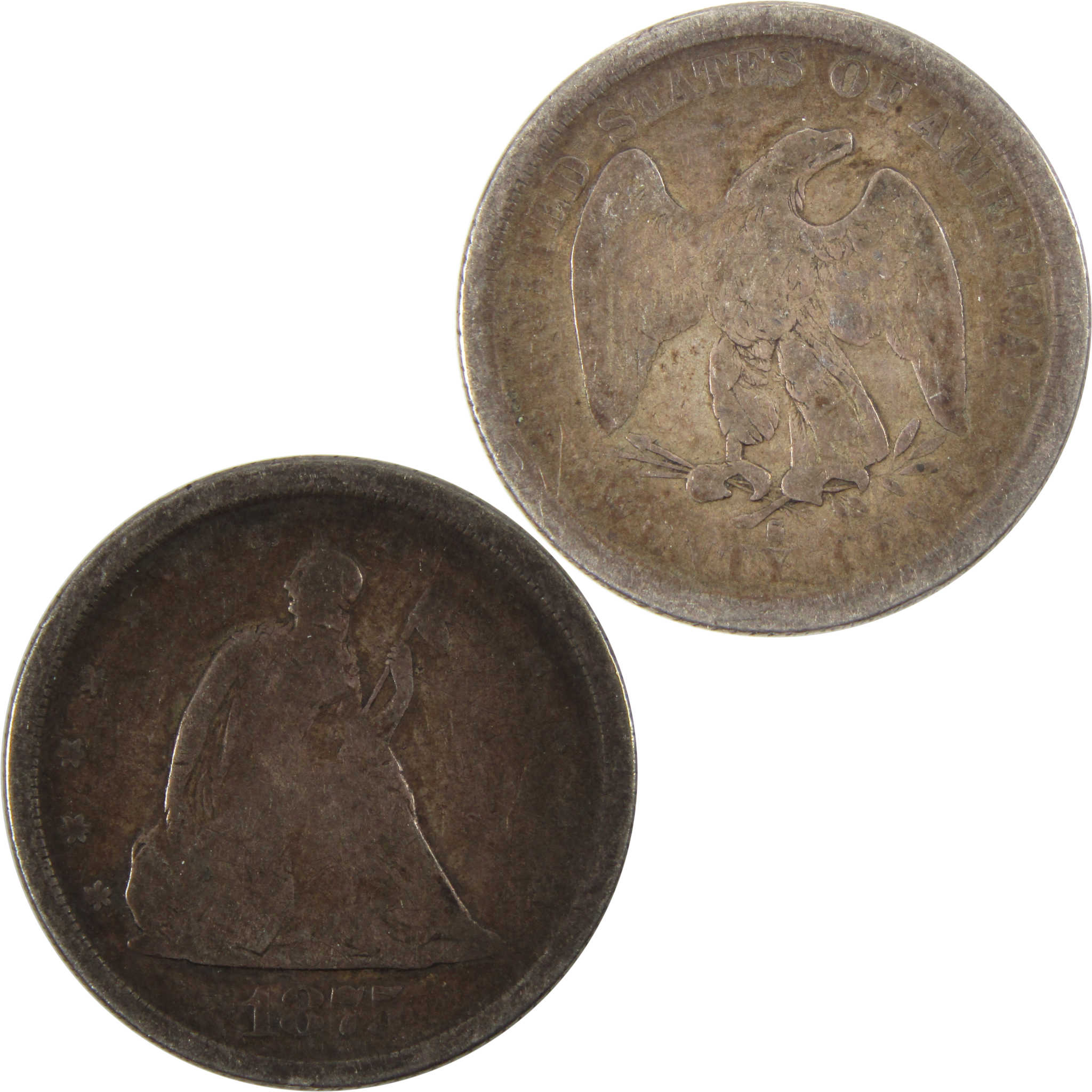 1875 S Seated Liberty Twenty Cent Piece G 90% Silver 20c SKU:I6197