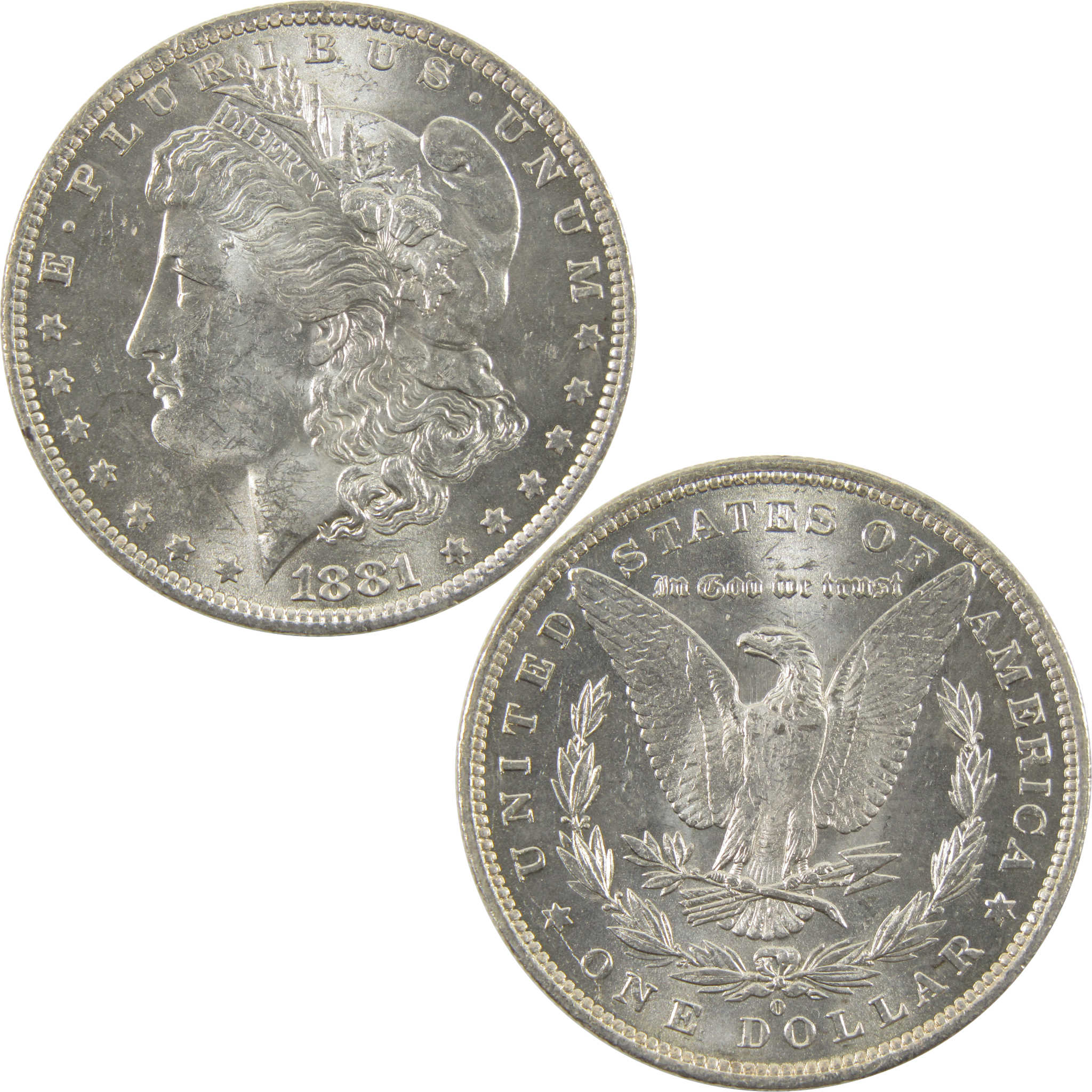 1881 O Morgan Dollar BU Uncirculated 90% Silver $1 Coin SKU:I10427 - Morgan coin - Morgan silver dollar - Morgan silver dollar for sale - Profile Coins &amp; Collectibles