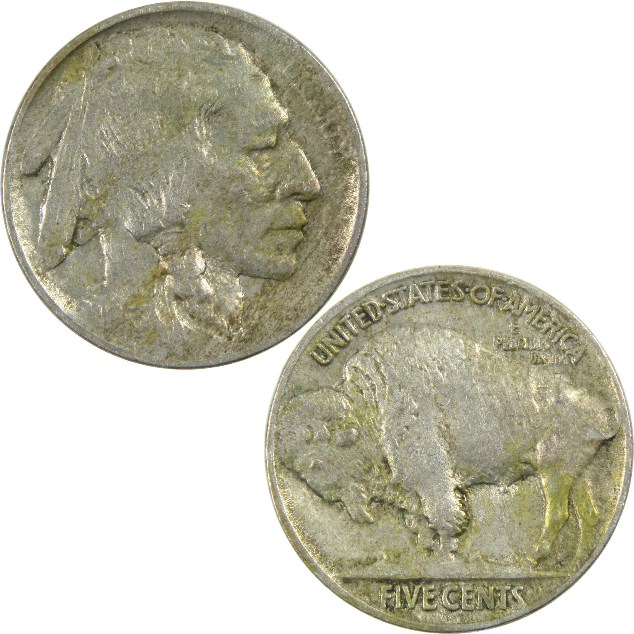 1913 Type 1 Indian Head Buffalo Nickel VF Very Fine 5c Coin SKU:I12976