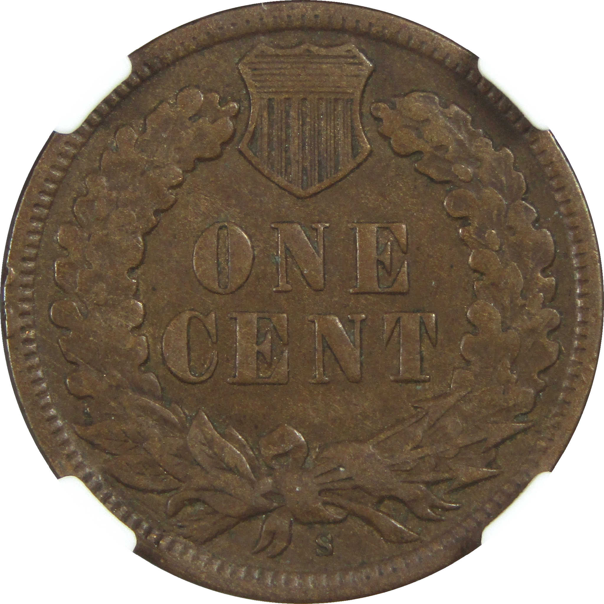 1908 S Indian Head Cent VF 25 BN NGC Penny 1c Coin SKU:I13217