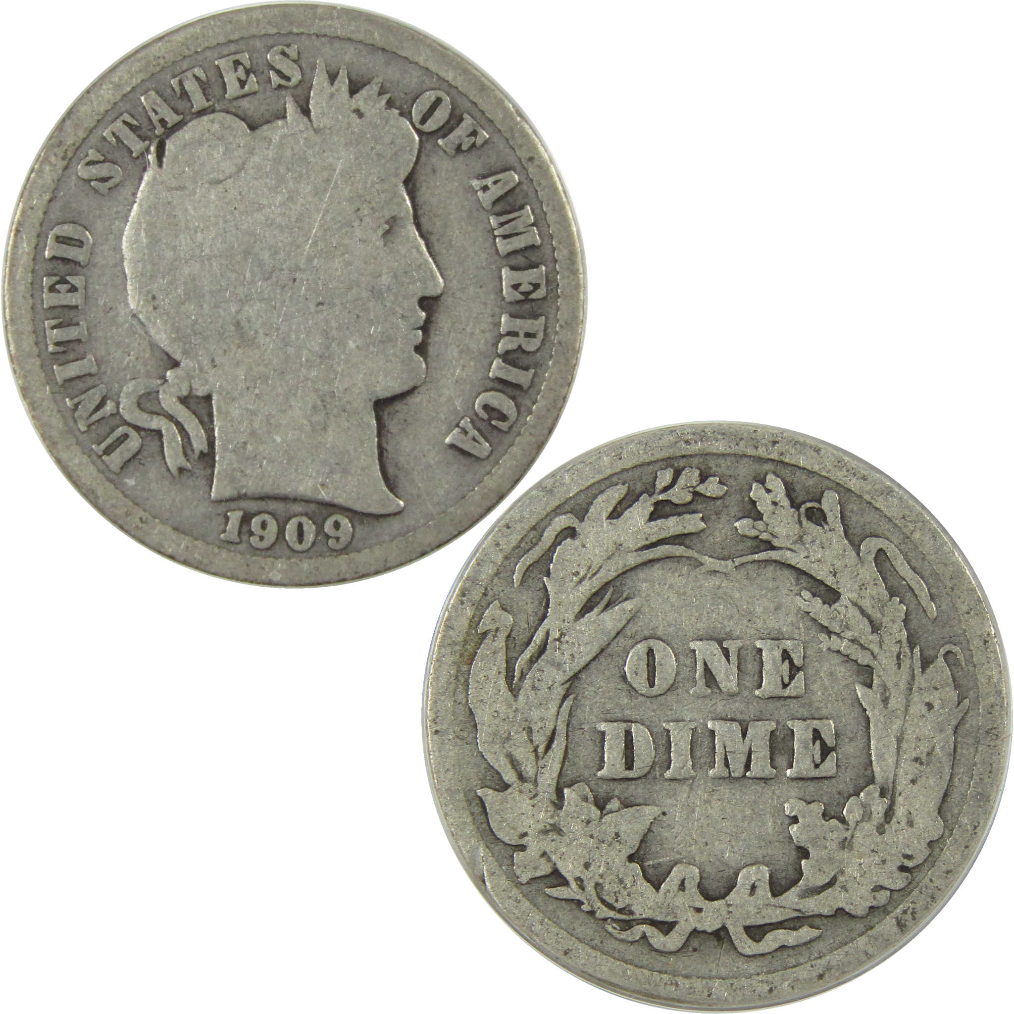 Barber Type Silver Coin 3-piece Set Dime Quarter Half Dollar with Case