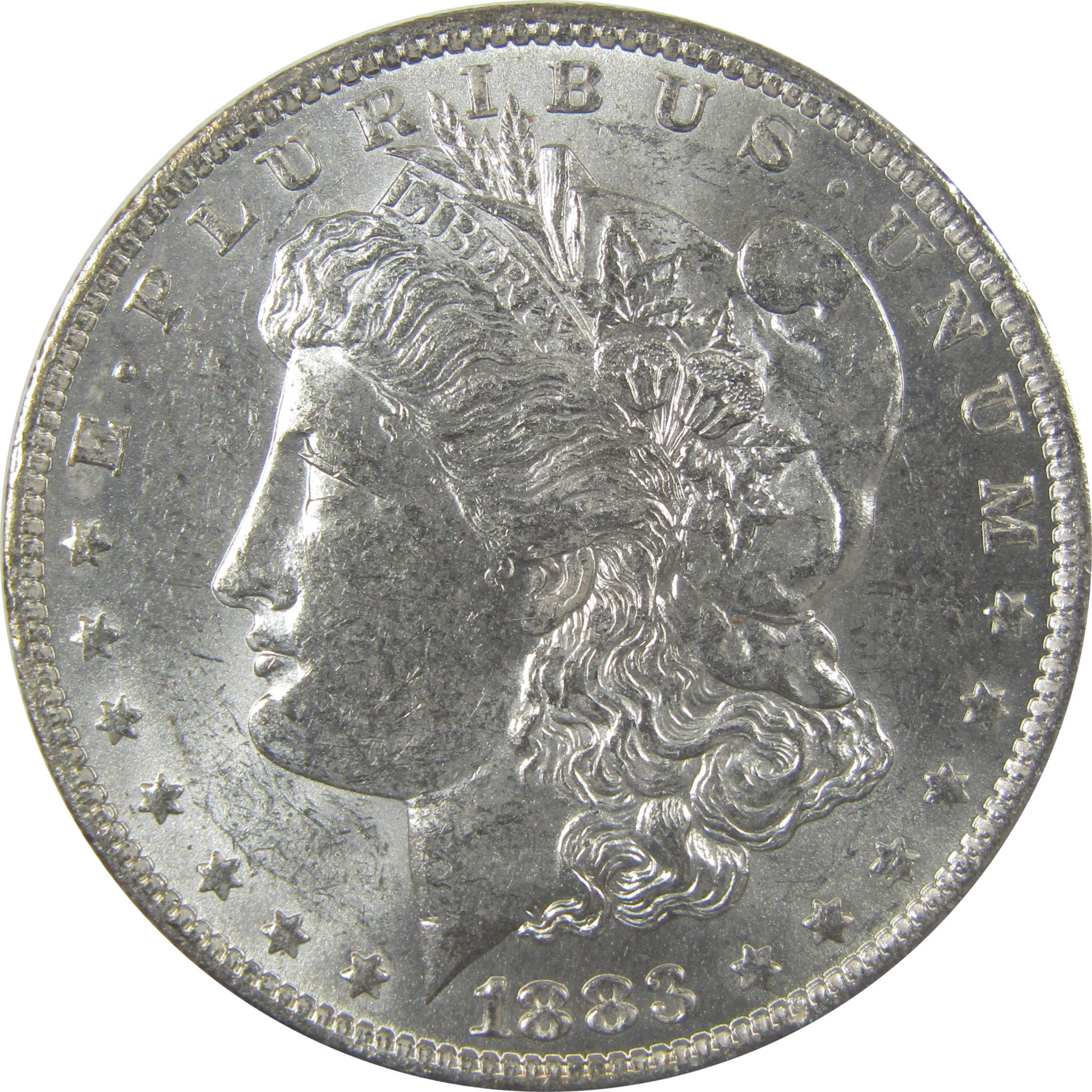 1883 O Morgan Silver Dollar Uncirculated Mint State Toned SKU:I24835