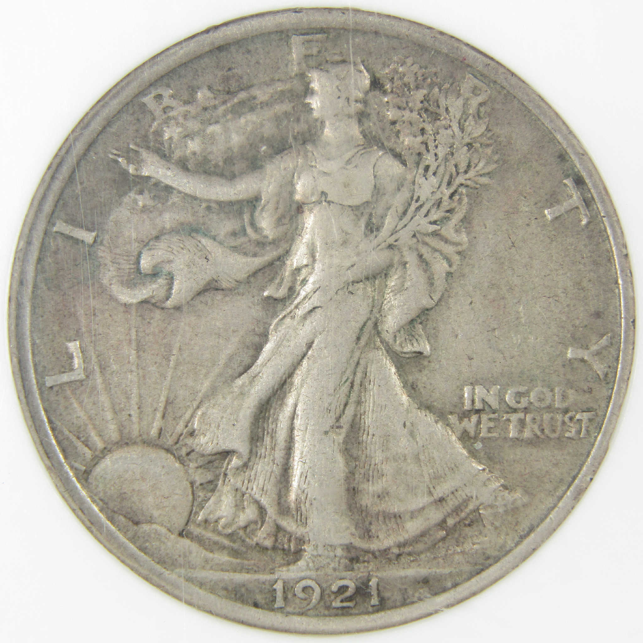 1921 Liberty Walking Silver Half Dollar XF 40 NGC CAC 50c Coin