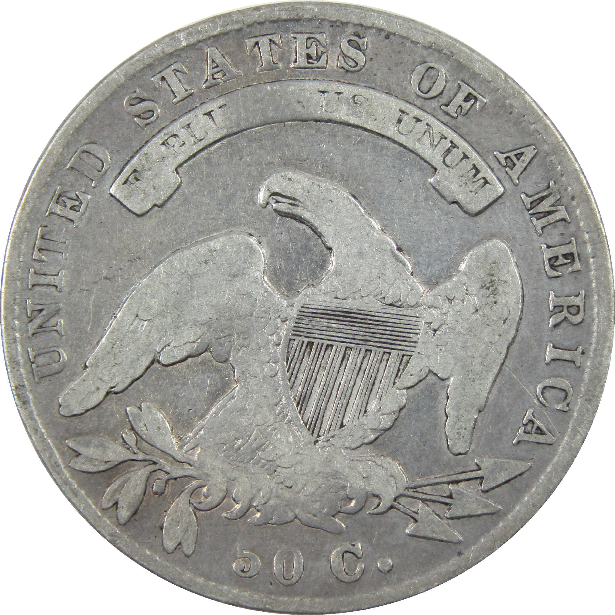 1836 Lettered Edge Capped Bust Half Dollar AG Silver 50c Coin SKU:I11766
