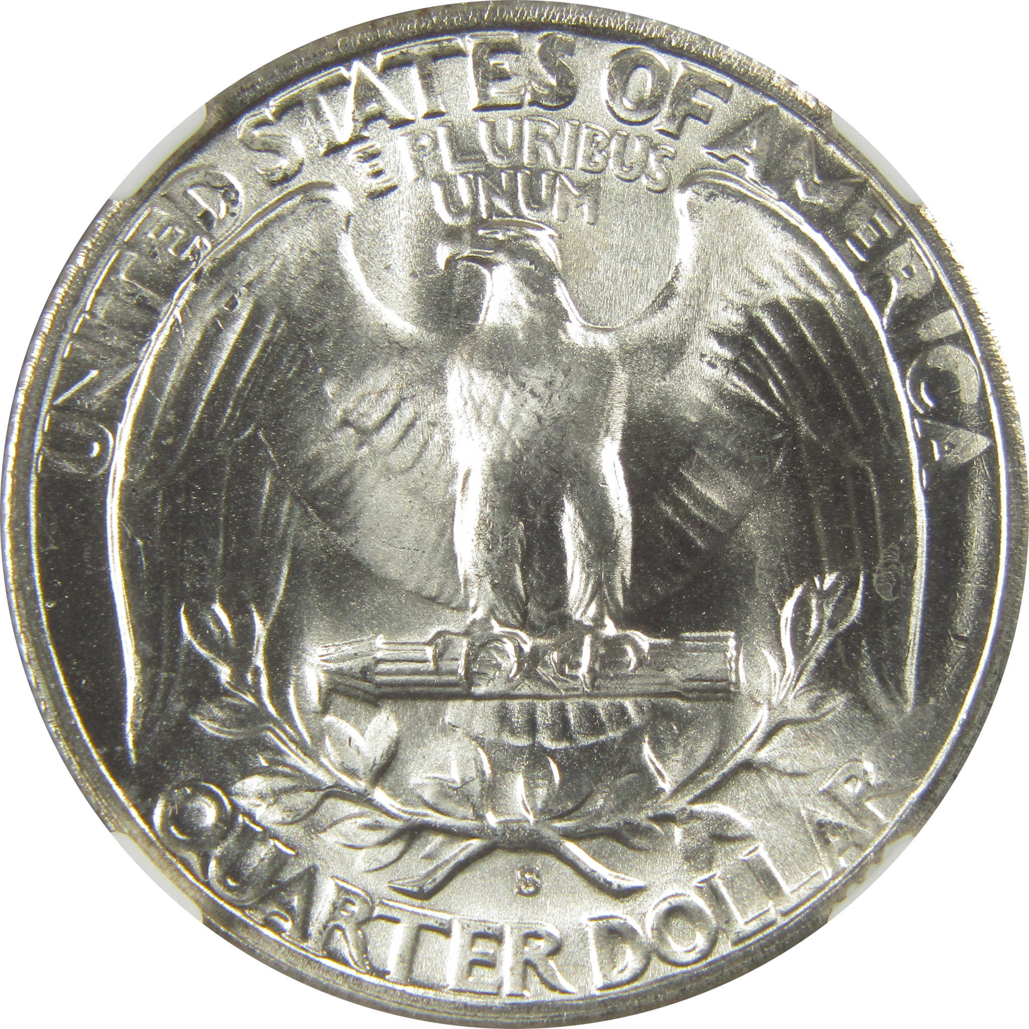1946 S Washington Quarter MS 66 NGC Silver Bag Fragment SKU:I20510