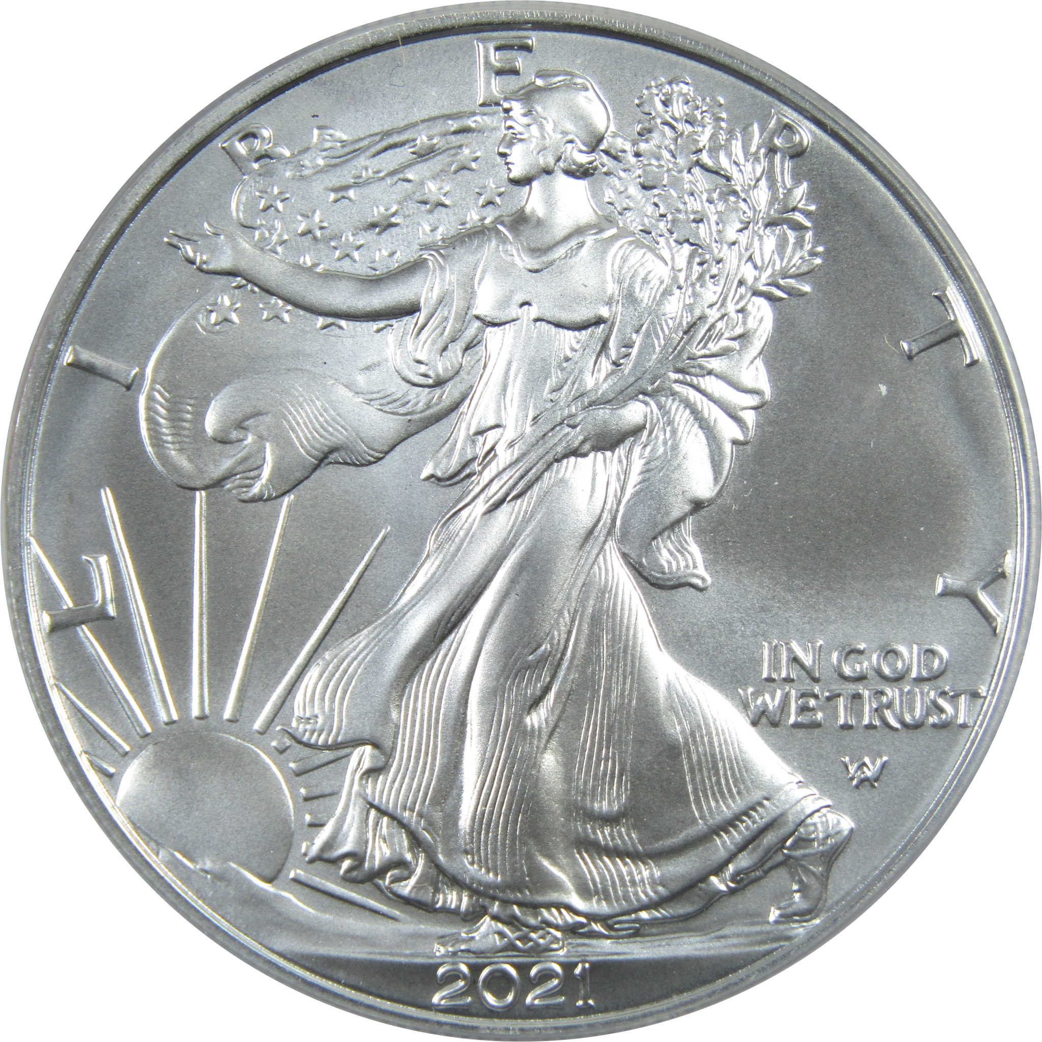 2021 (S) Type 2 American Silver Eagle MS 70 ANACS $1 SKU:CPC7829