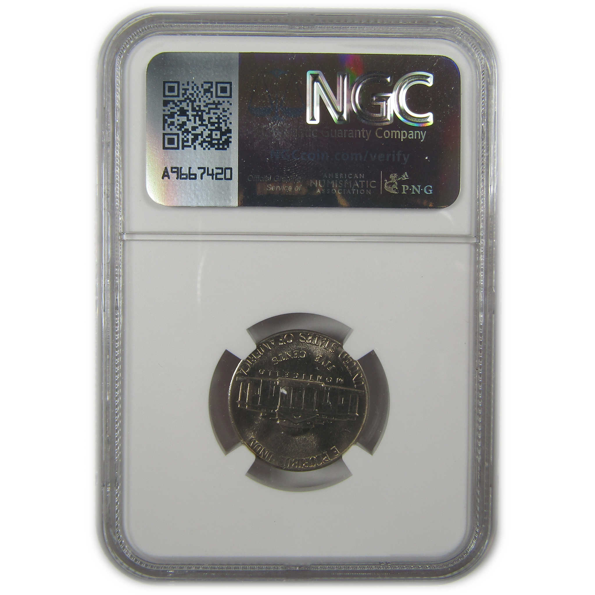 1971 Jefferson Nickel MS 65 5FS NGC Original Bag Fragment SKU:I22107