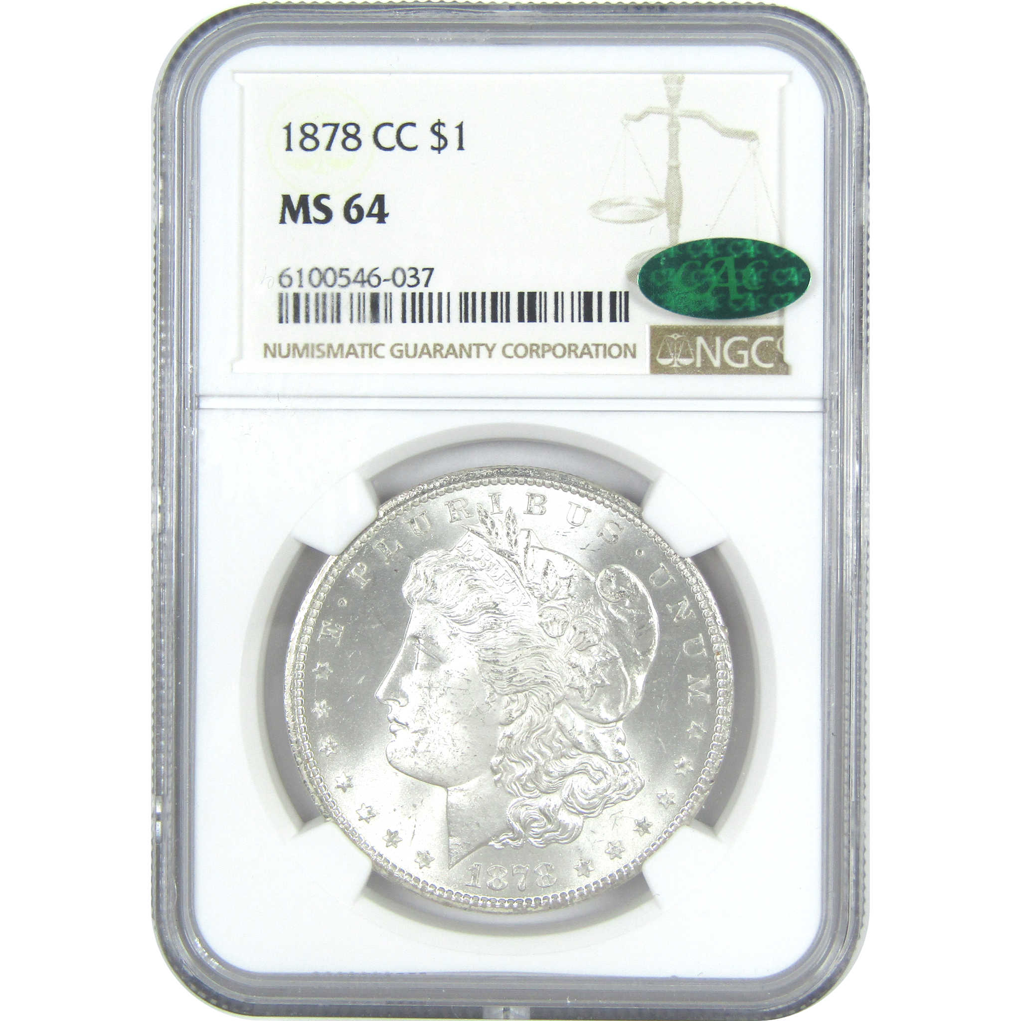 1878 CC Morgan Dollar MS 64 NGC CAC Silver $1 Unc SKU:I15365 - Morgan coin - Morgan silver dollar - Morgan silver dollar for sale - Profile Coins &amp; Collectibles