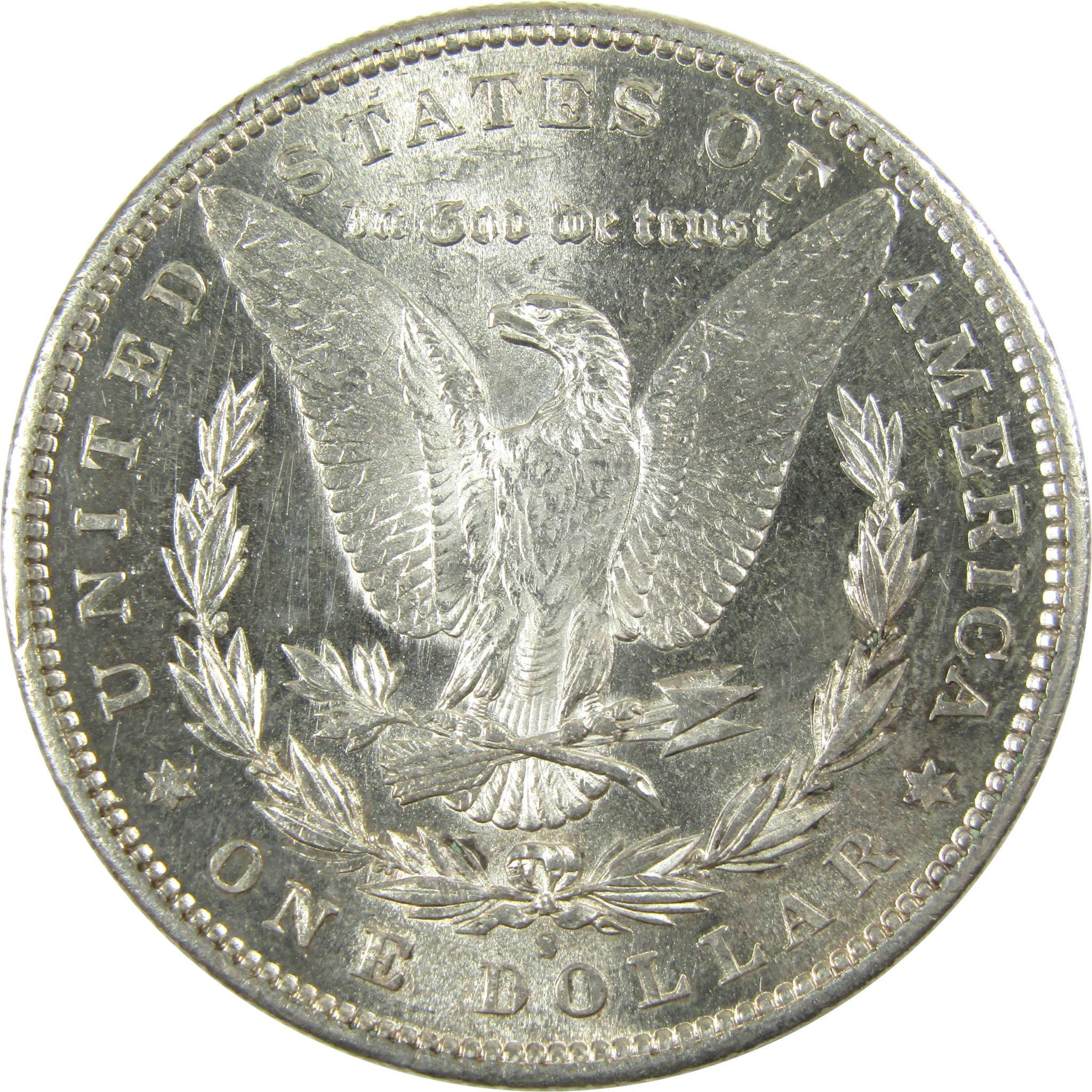 1890 S Morgan Silver Dollar Uncirculated Mint State $1 Coin SKU:I25985 - Morgan coin - Morgan silver dollar - Morgan silver dollar for sale - Profile Coins &amp; Collectibles