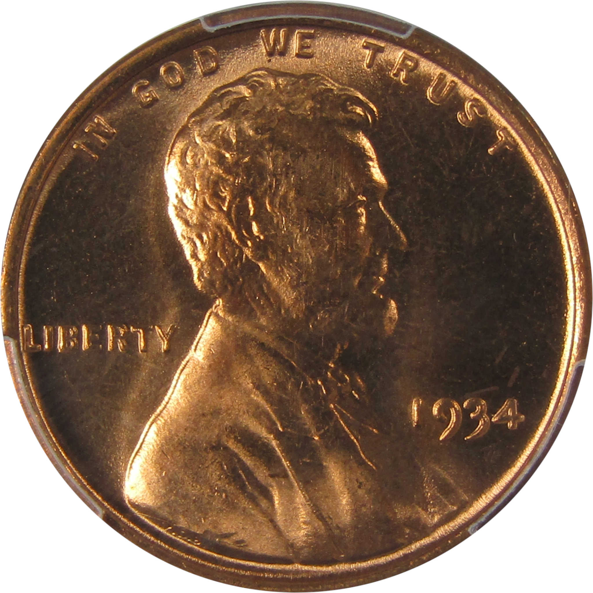 1934 Lincoln Wheat Cent MS 67 RD PCGS CAC Uncirculated SKU:I23348