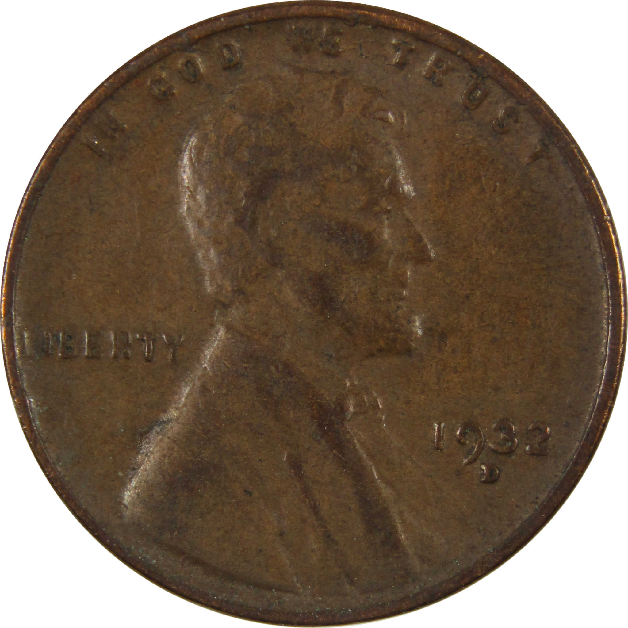 1932 D Lincoln Wheat Cent VF Very Fine Penny 1c Coin SKU:I26810