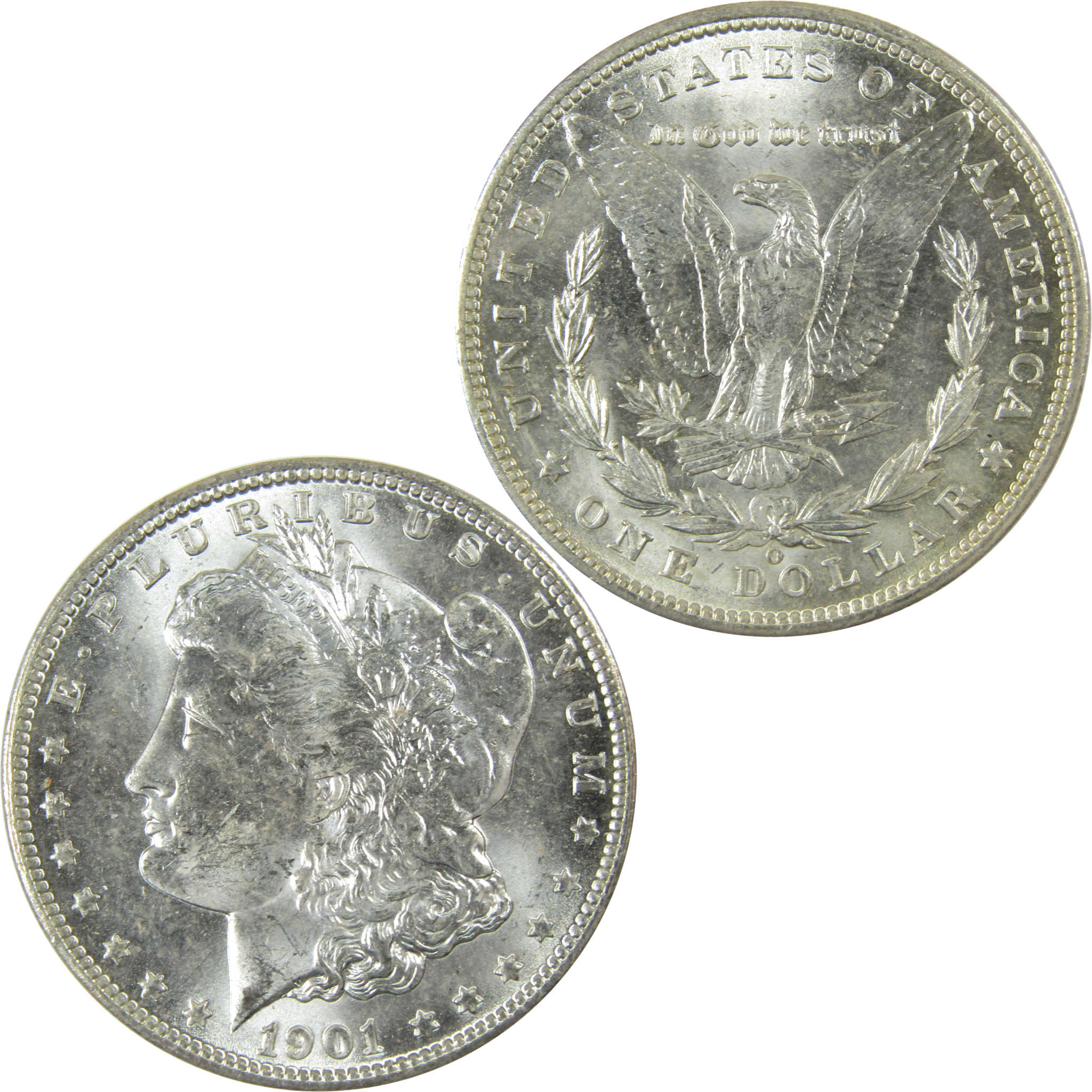 1901 O Morgan Silver Dollar Uncirculated Mint State $1 Coin SKU:I27793