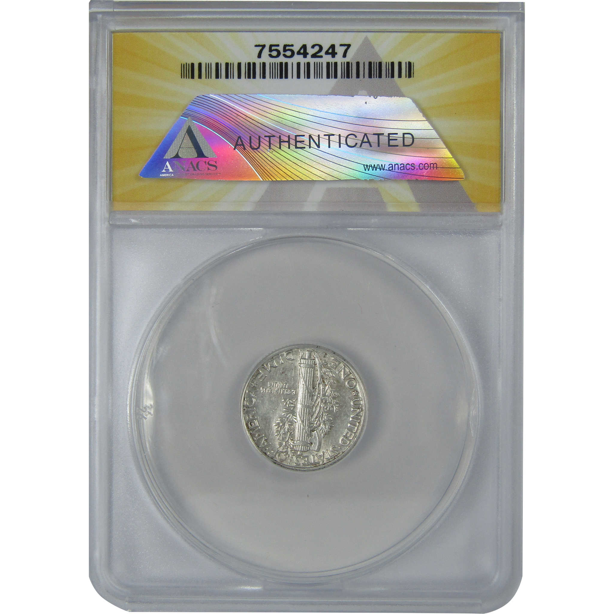 1924 S Mercury Dime AU 55 Details ANACS Silver 10c Coin SKU:I16117