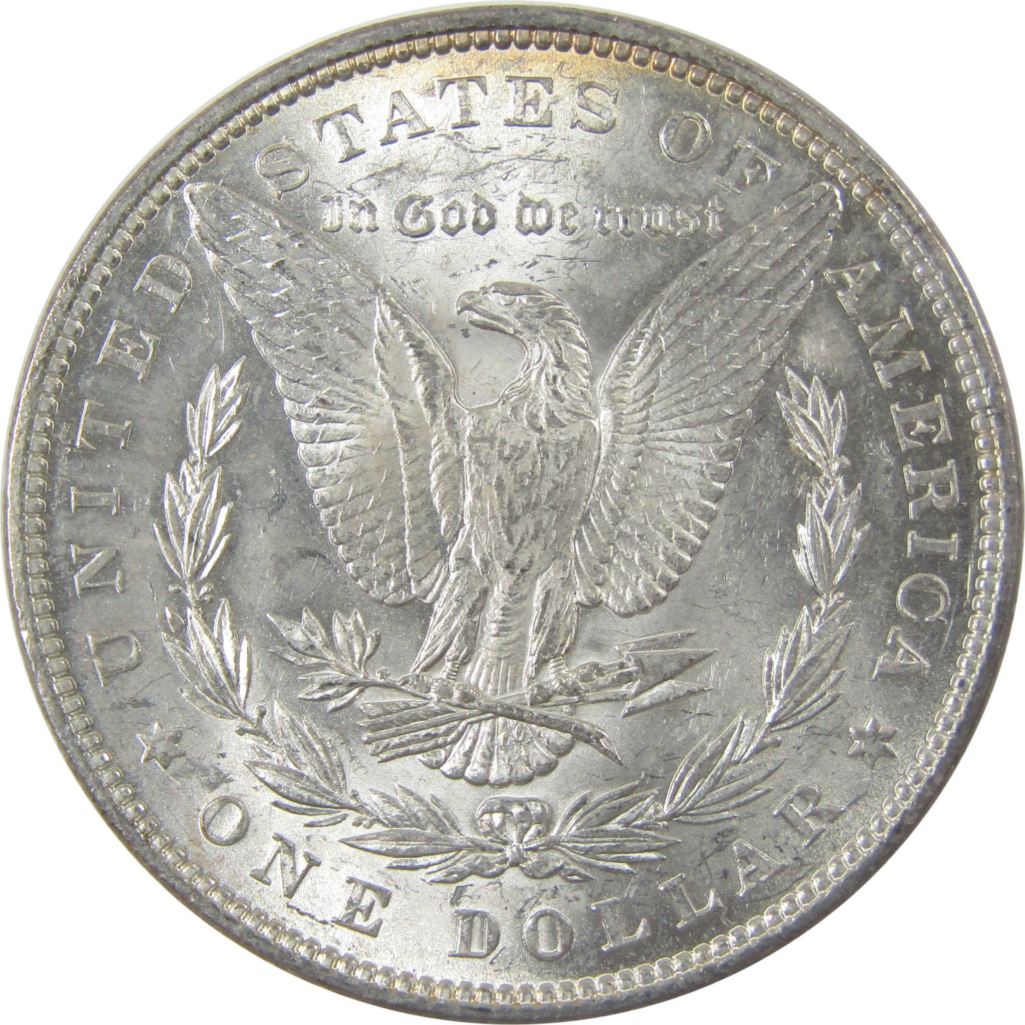 1883 Morgan Silver Dollar Uncirculated Mint State Toned SKU:I24722