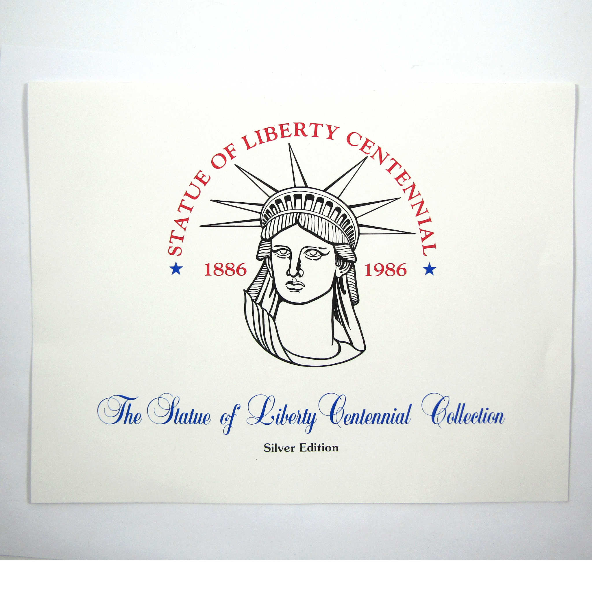 1986 Statue of Liberty Centennial 12 pc Silver Round Set SKU:CPC7882