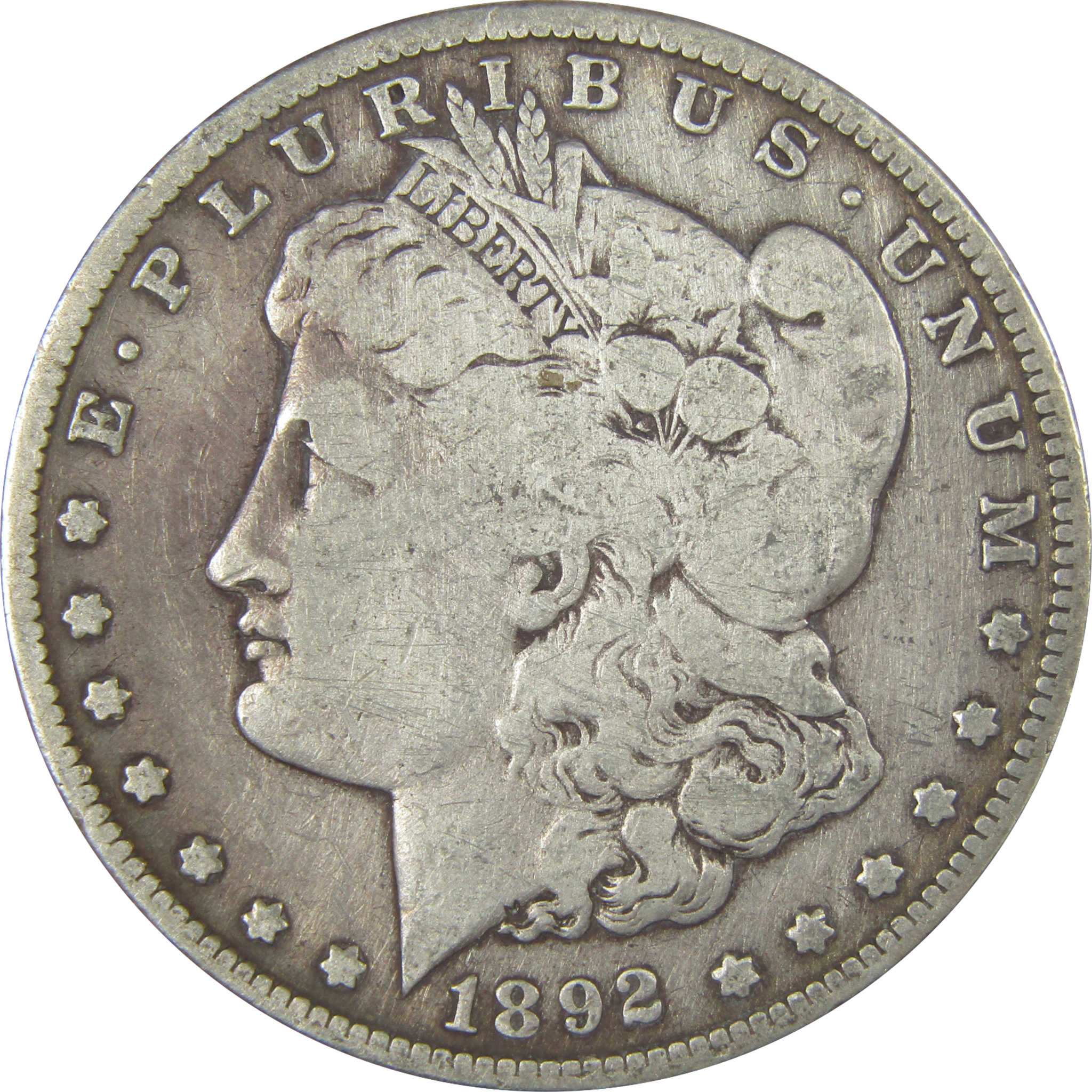 1892 S Morgan Dollar VG Very Good Details Silver $1 Coin SKU:CPC0981 - Morgan coin - Morgan silver dollar - Morgan silver dollar for sale - Profile Coins &amp; Collectibles