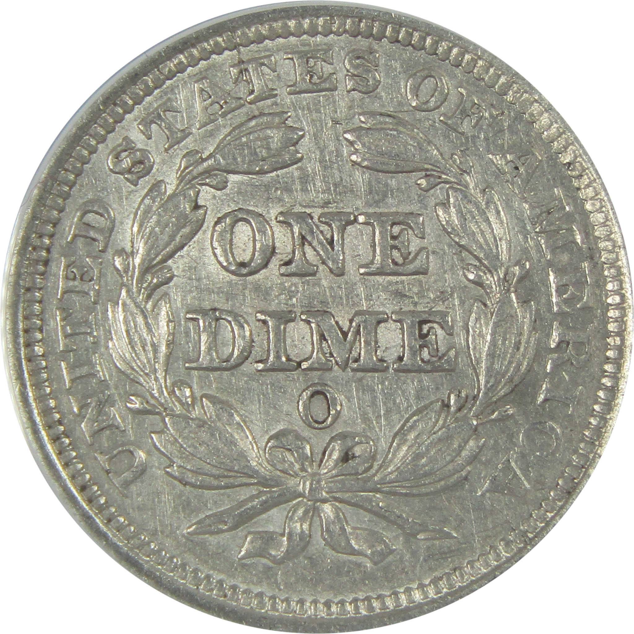 1857 O Seated Liberty Dime AU 55 Details ANACS Silver 10c SKU:I16110