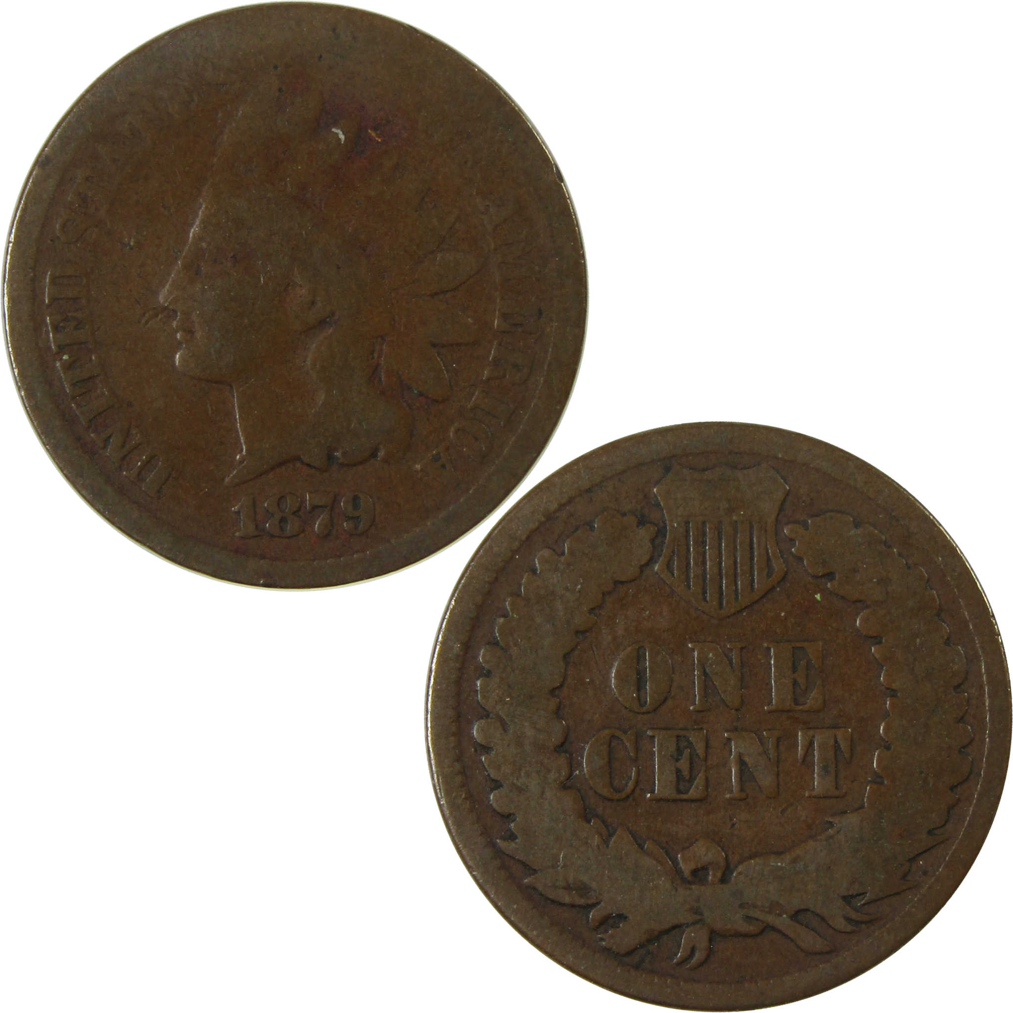 1879 Indian Head Cent G Good Penny 1c Coin Collectible SKU:I28248